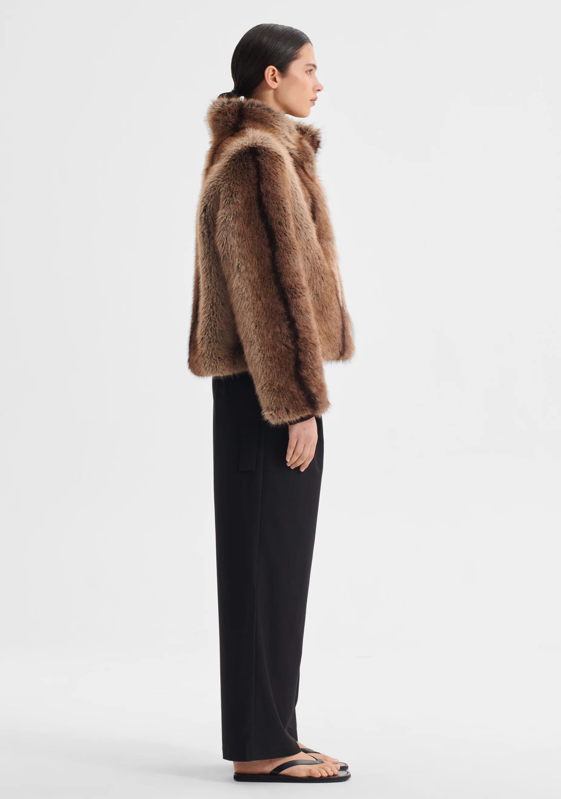 Amalia Fur Jacket_Tiramisu - Image 5