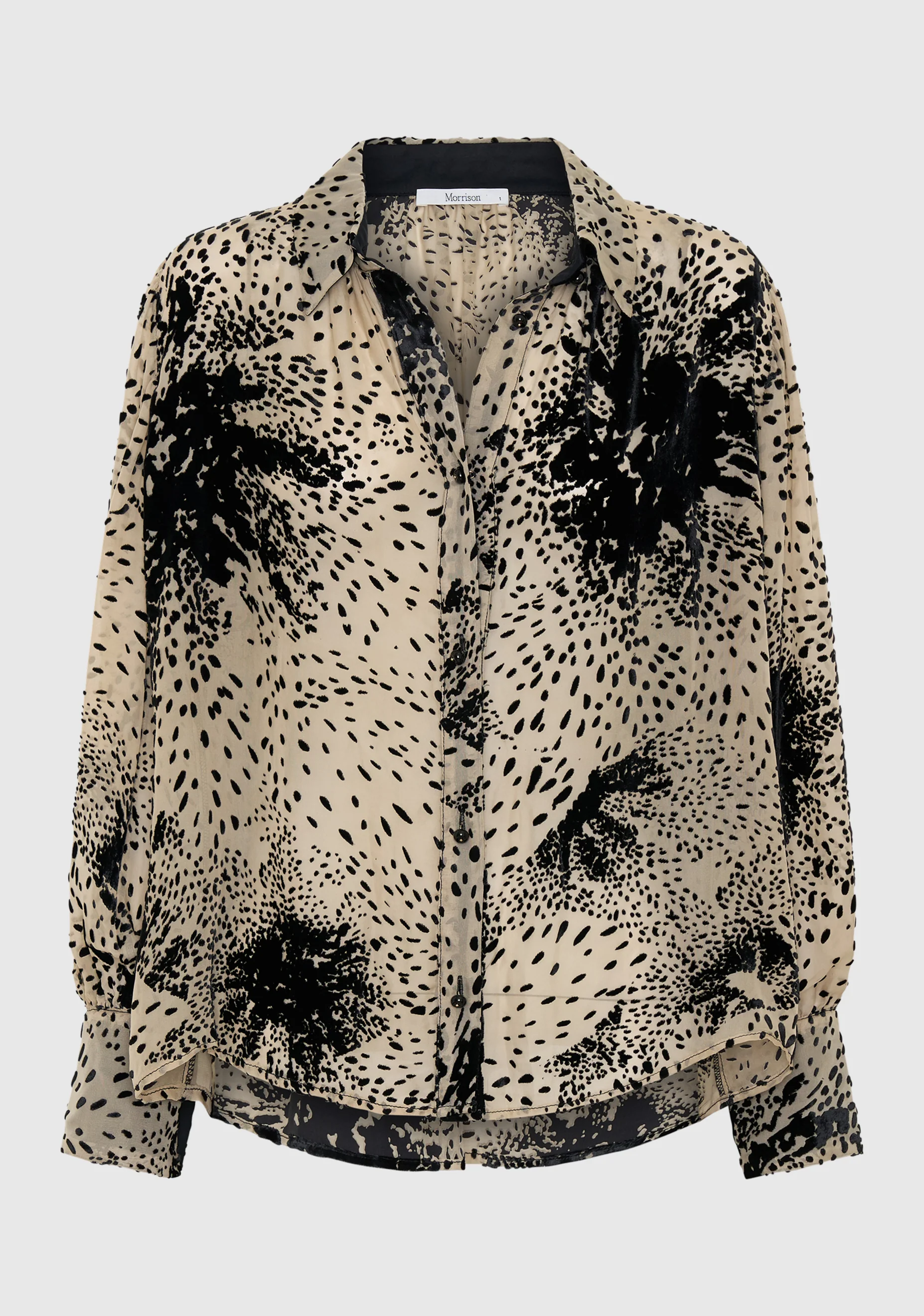 Aurora Velvet Blouse_Ecru - Image 5