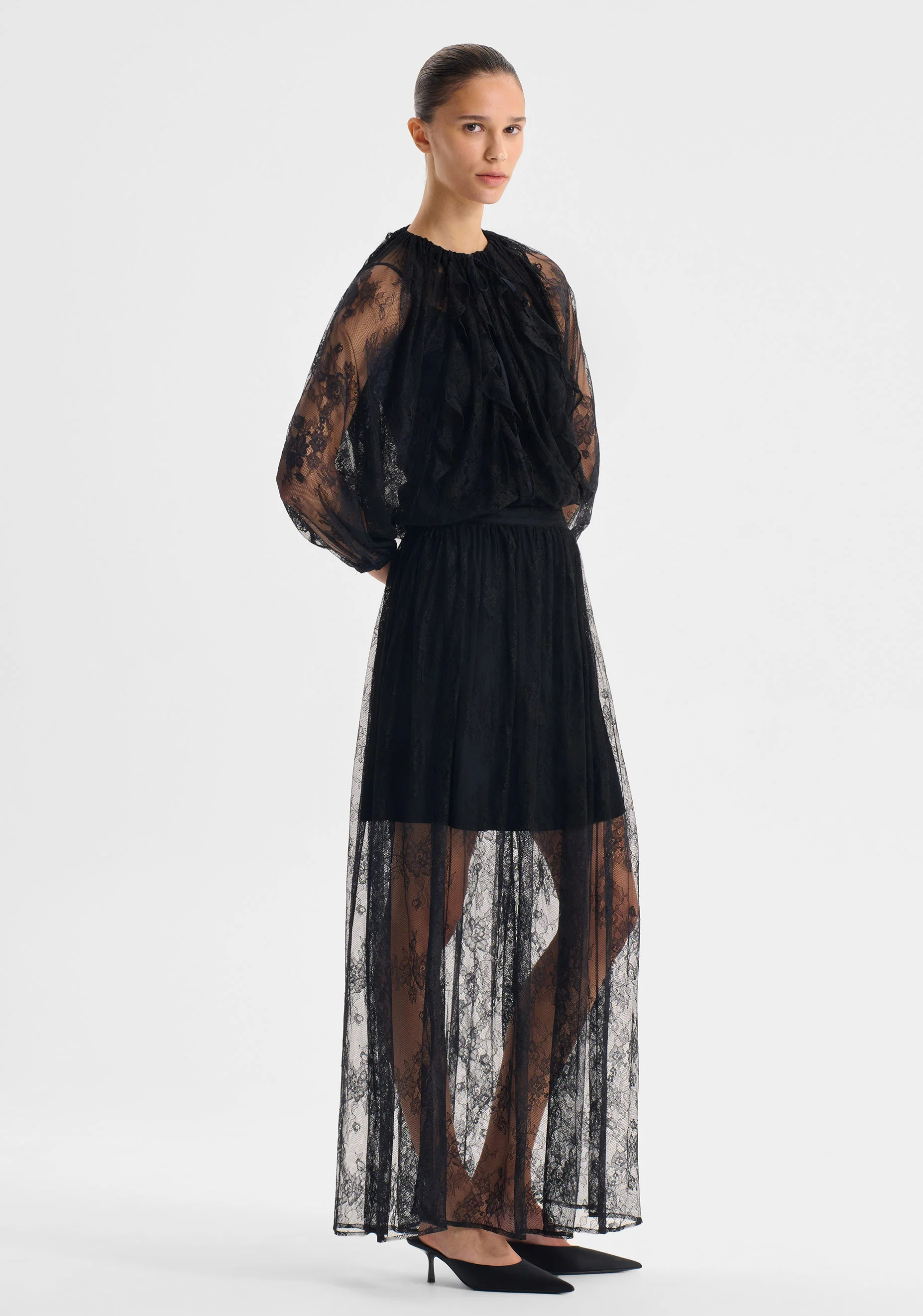 Bijoux Lace Skirt_Black - Image 3