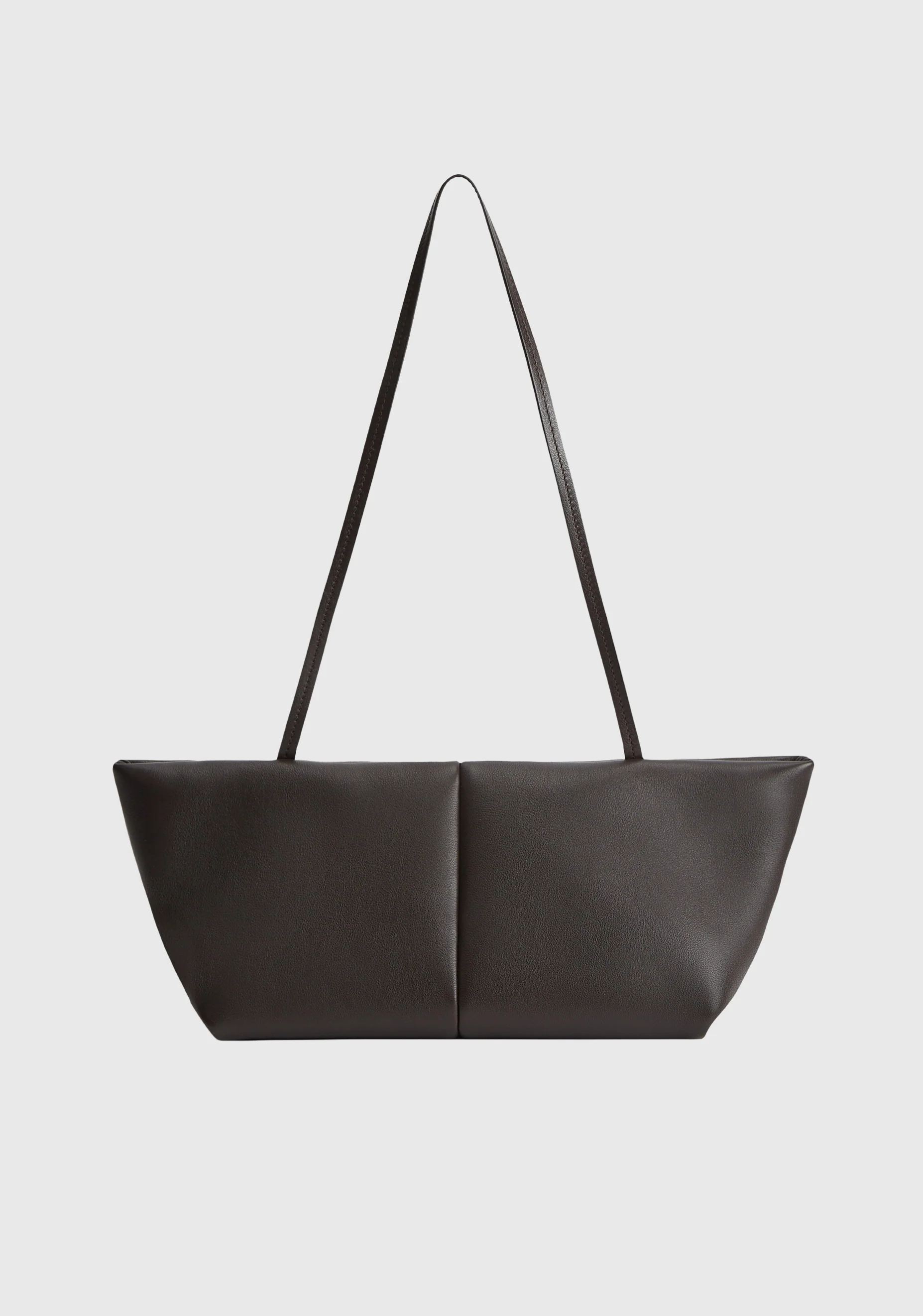 Boulevard Sling Leather Bag_Cacao