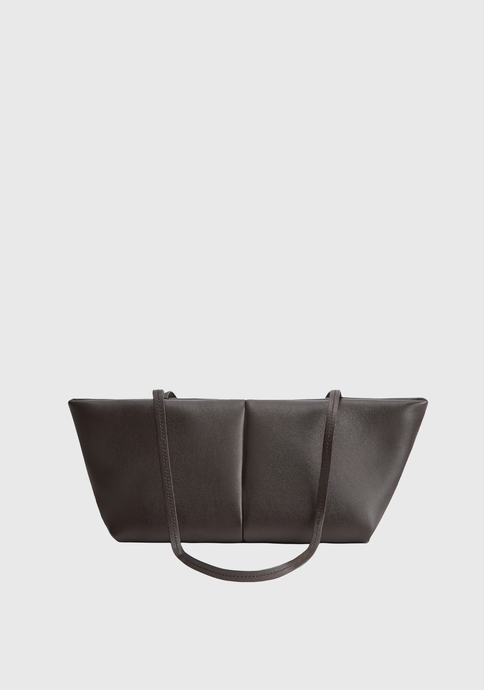 Boulevard Sling Leather Bag_Cacao - Image 3