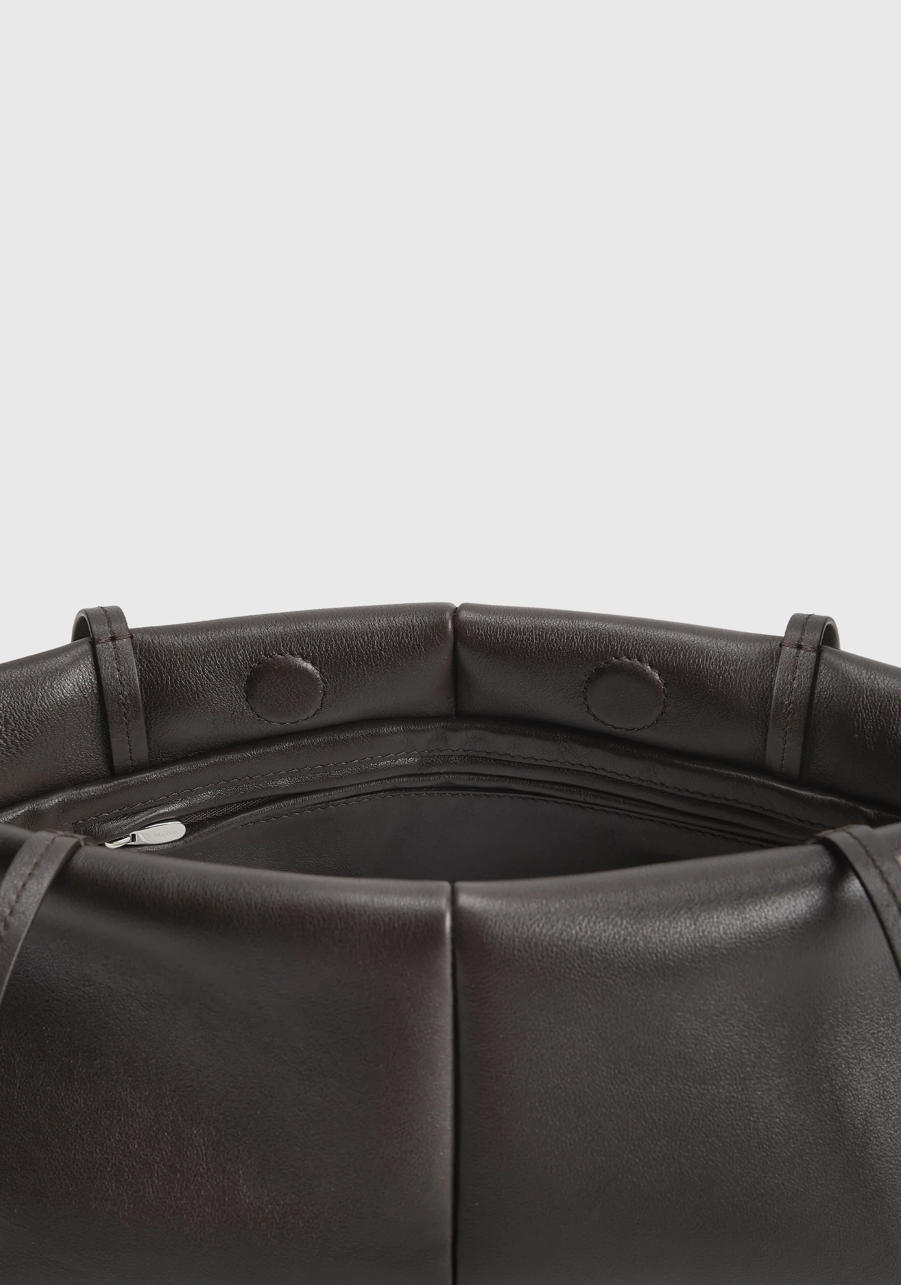 Boulevard Sling Leather Bag_Cacao - Image 5