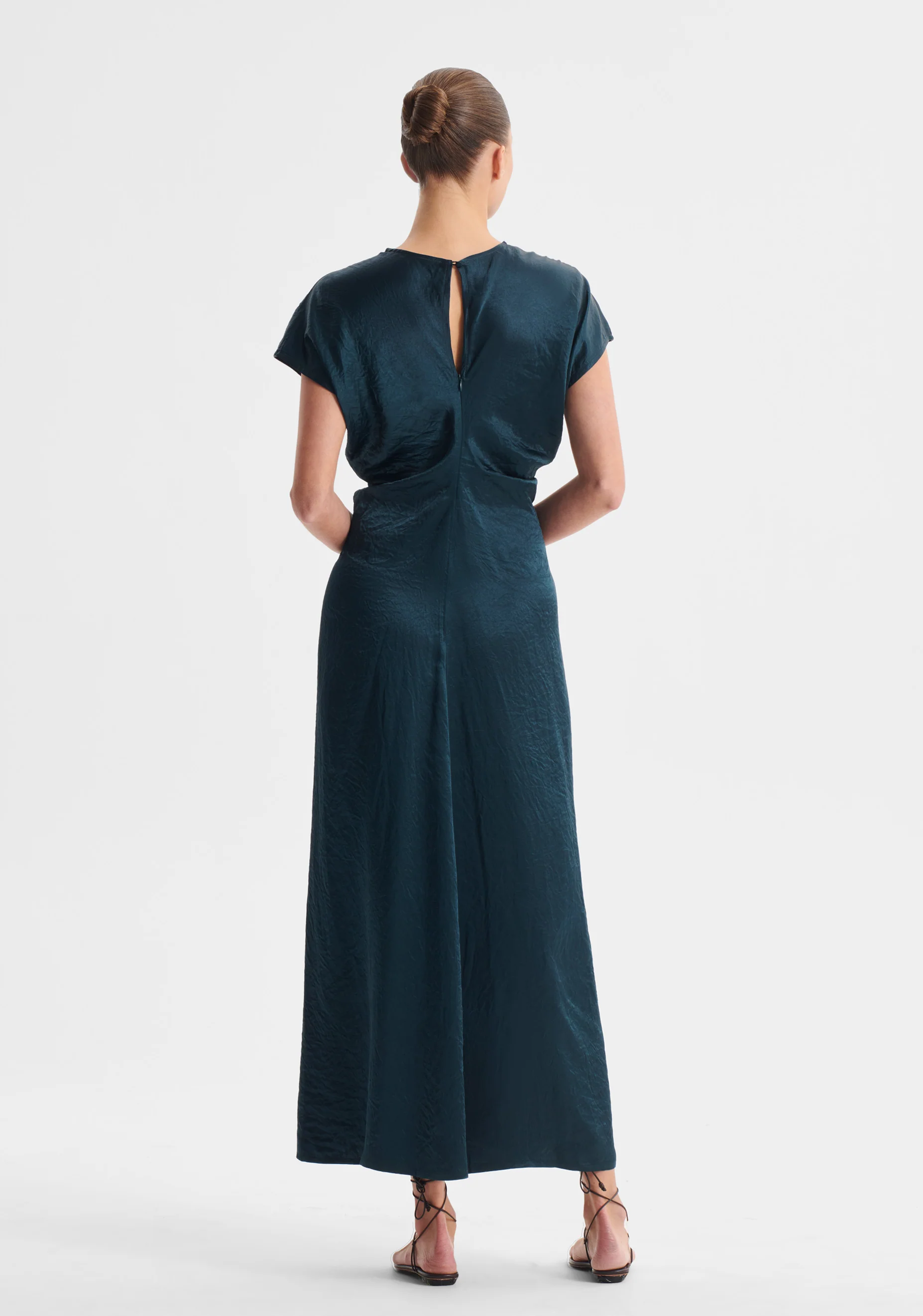 Caroline Dress_Petrol - Image 3