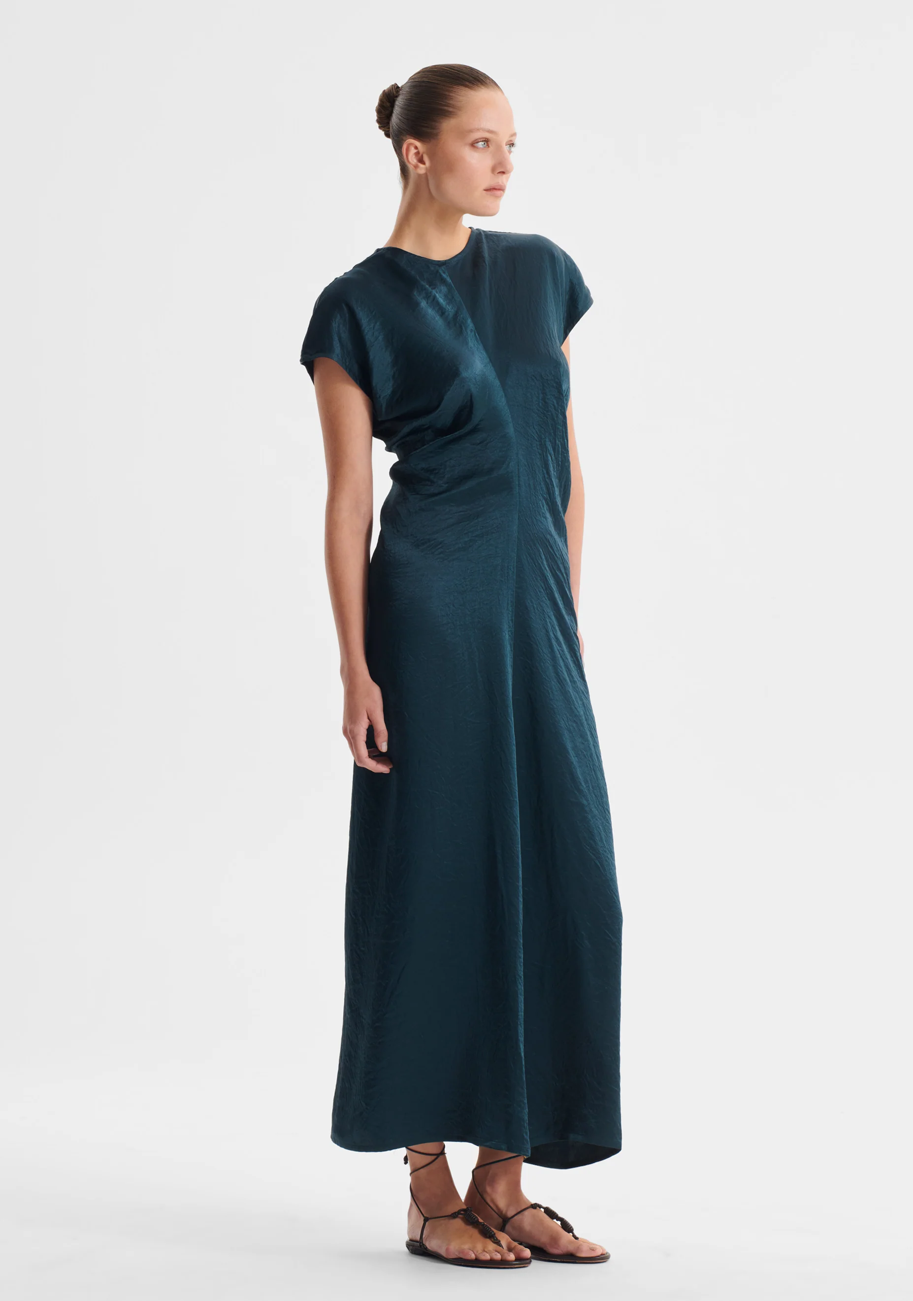 Caroline Dress_Petrol - Image 5