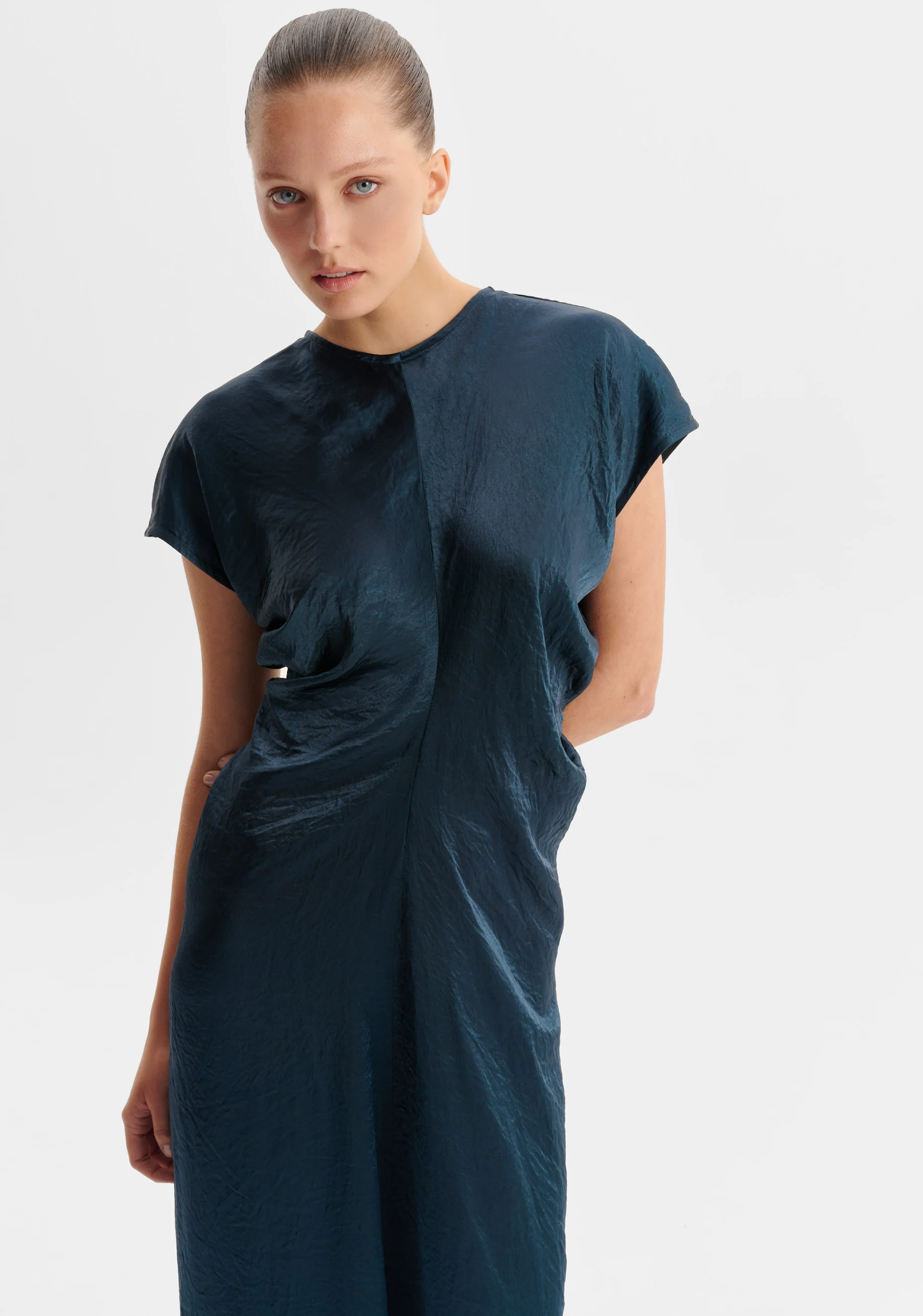Caroline Dress_Petrol - Image 6