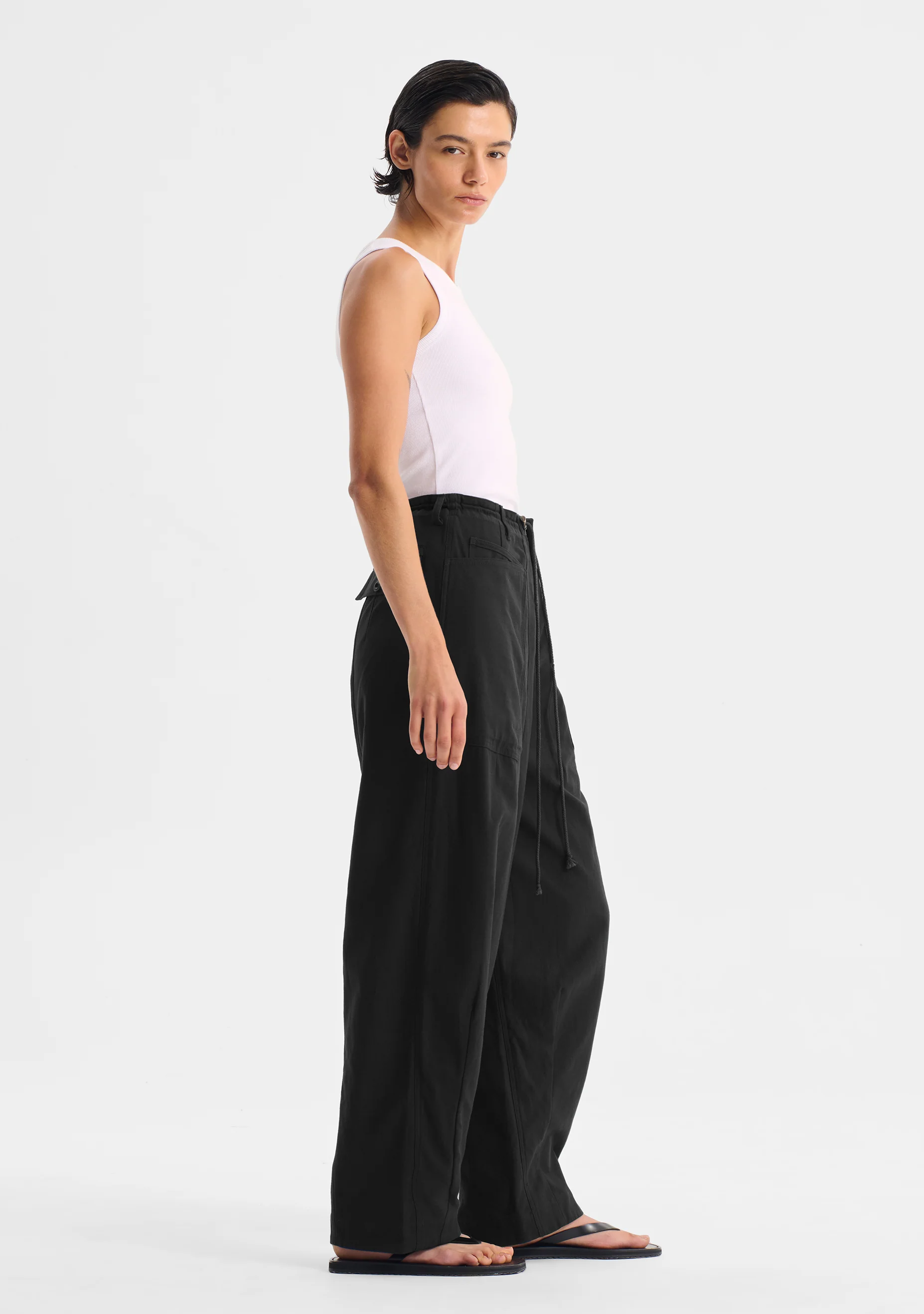 Charlie Cargo Pant_Black - Image 3