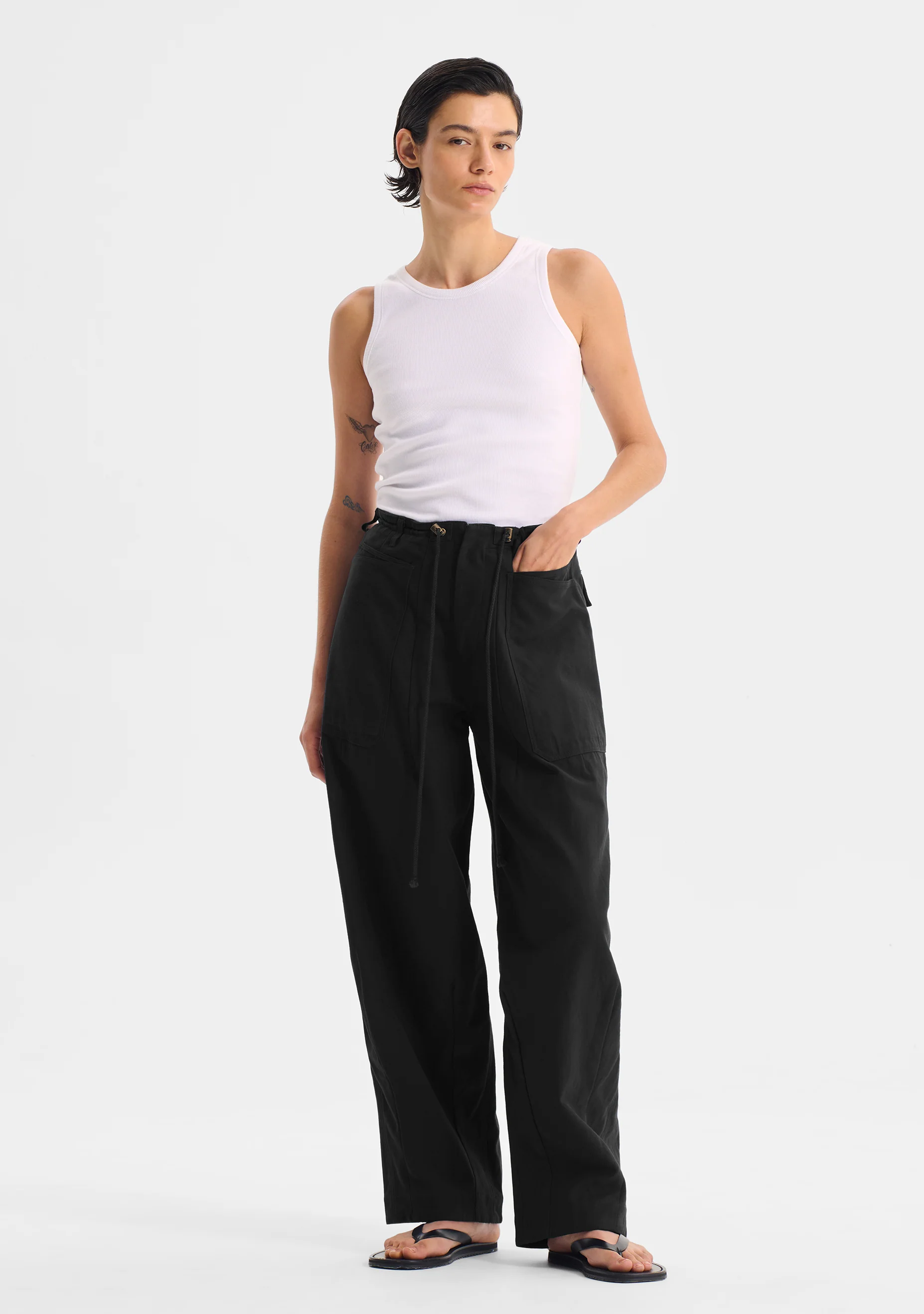 Charlie Cargo Pant_Black - Image 4
