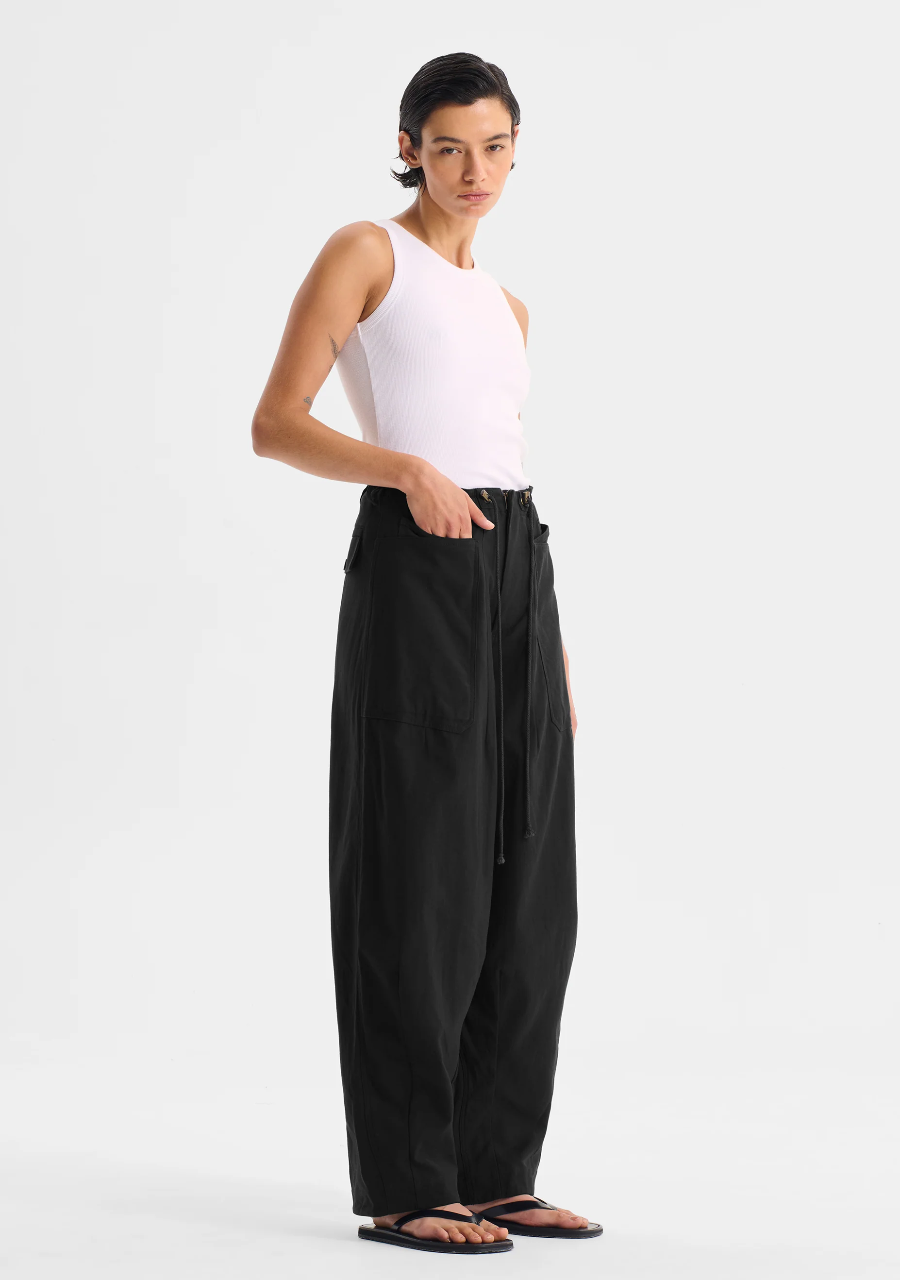 Charlie Cargo Pant_Black - Image 6