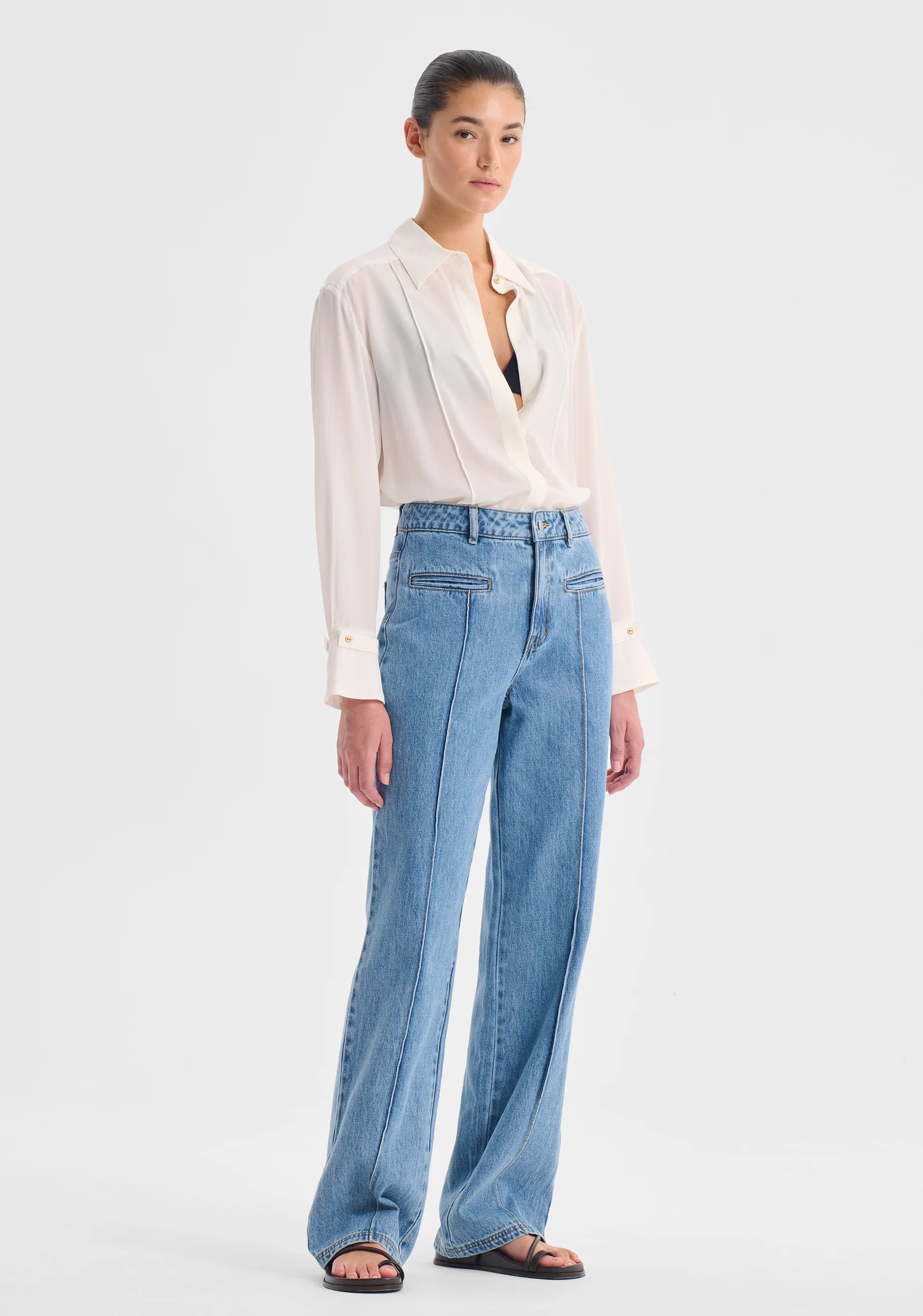 Chase Silk Shirt_Snow - Image 3