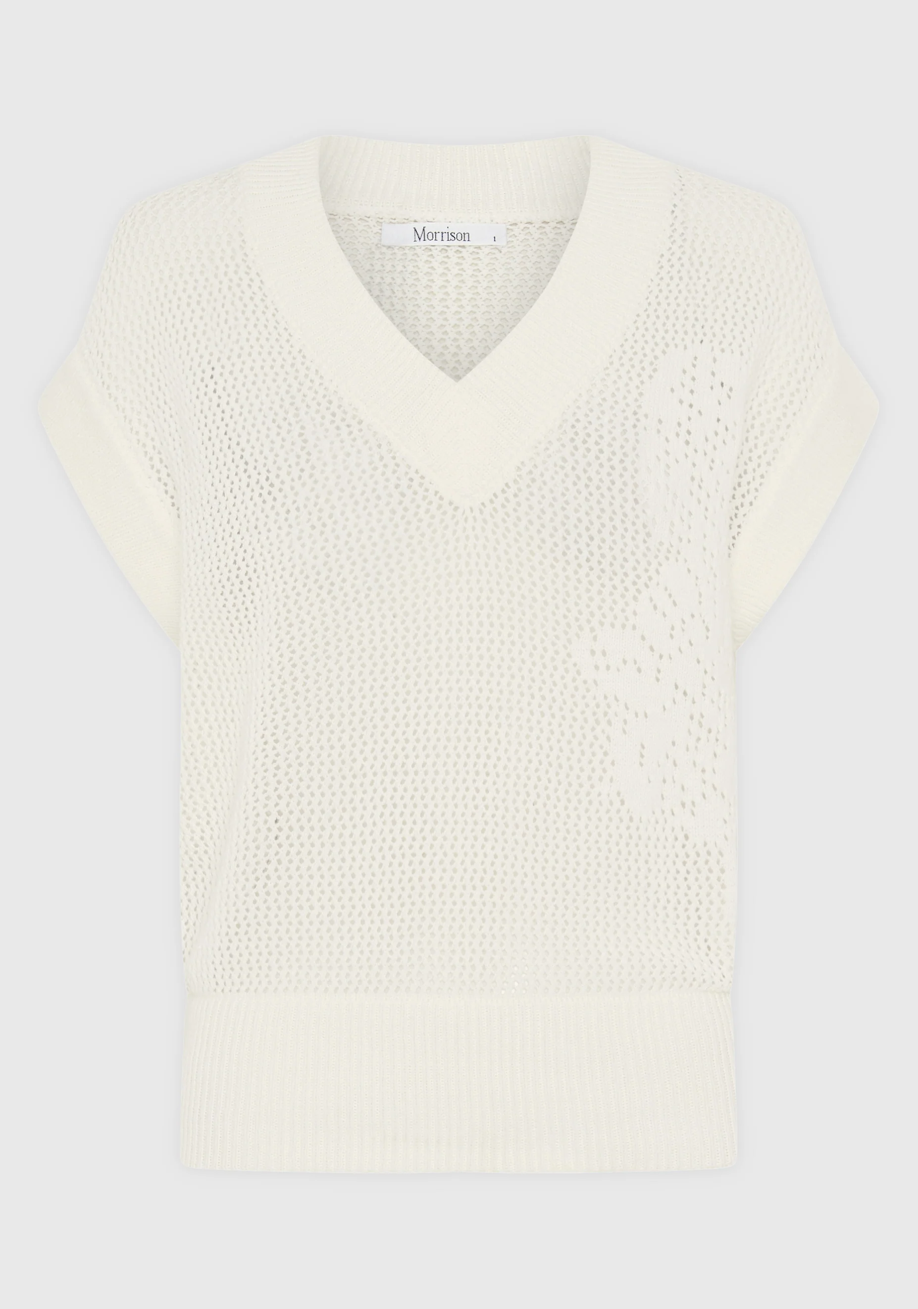 Chiara Knit Vest_White - Image 5