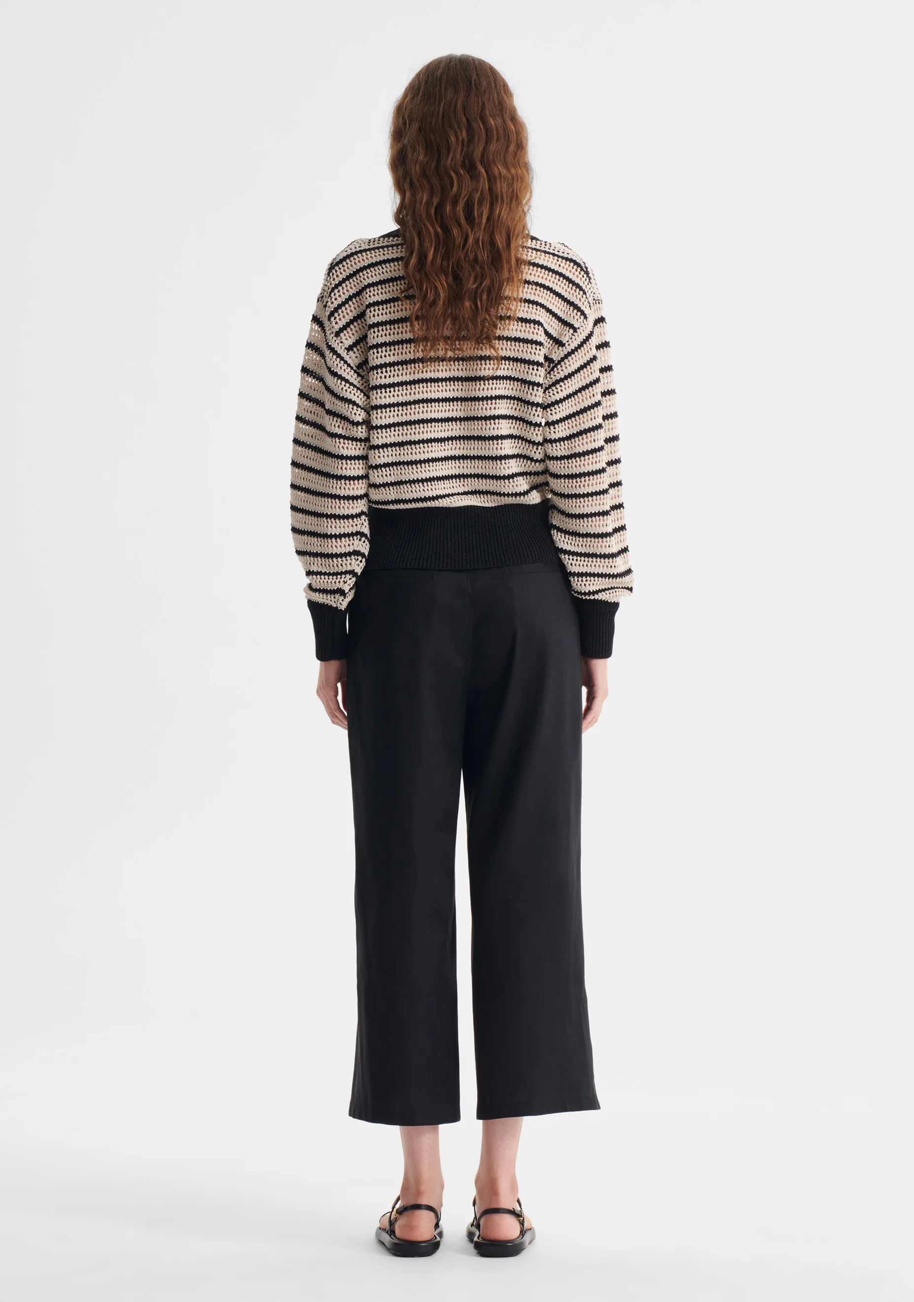 Clover Knit Cardigan_Stripe - Image 5