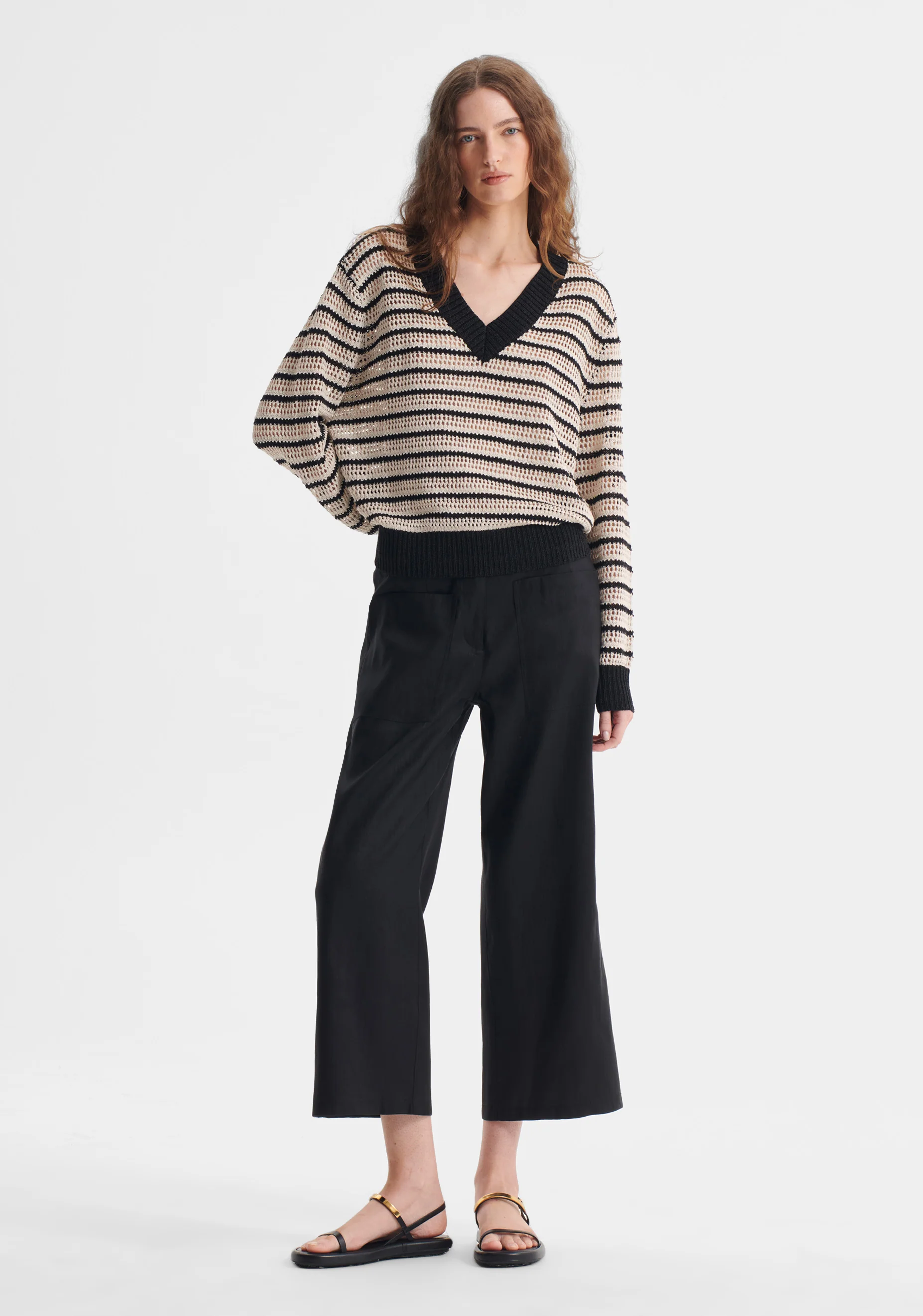 Clover Knit Pullover_Stripe - Image 2