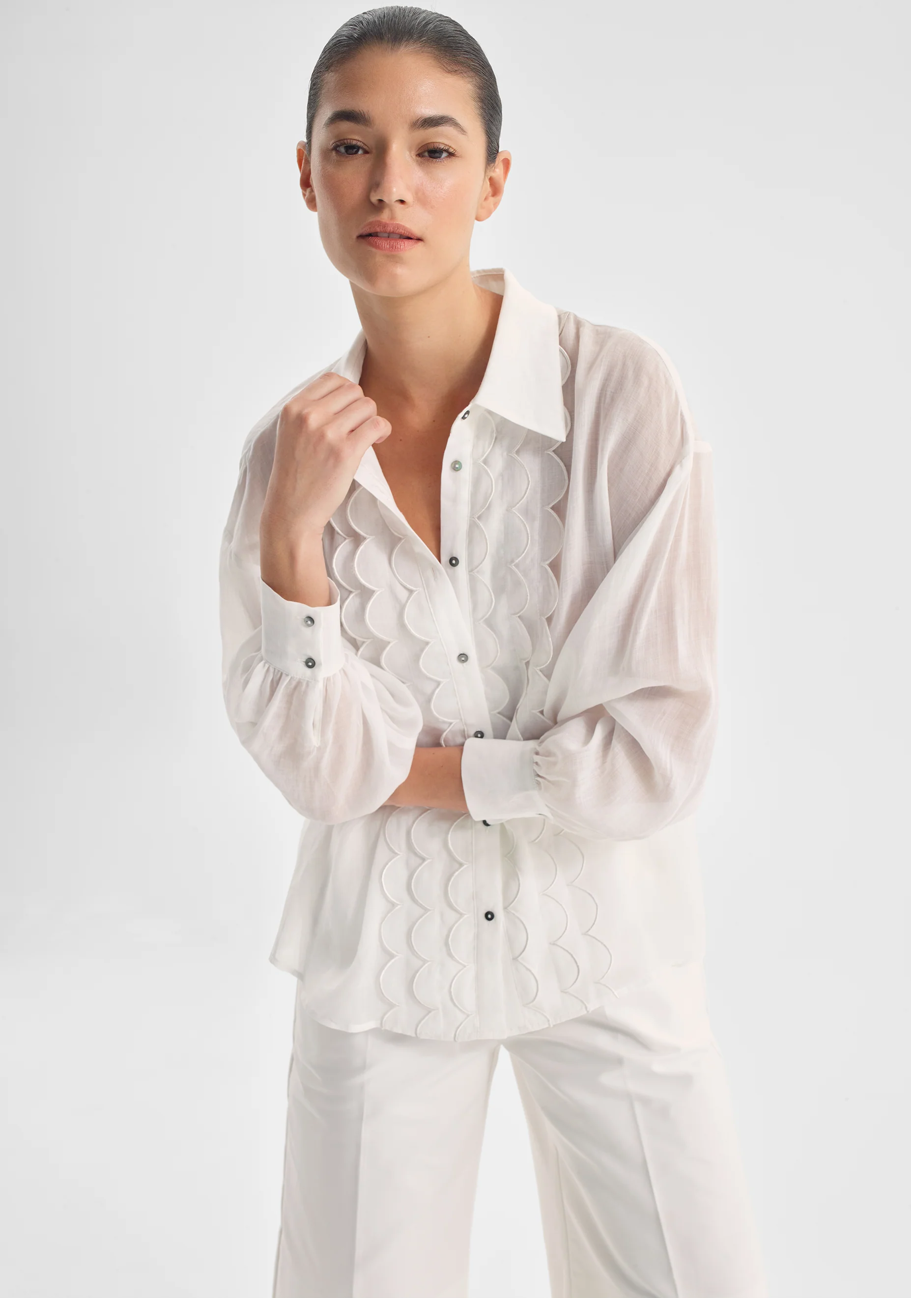 Constance Shirt_White - Image 4