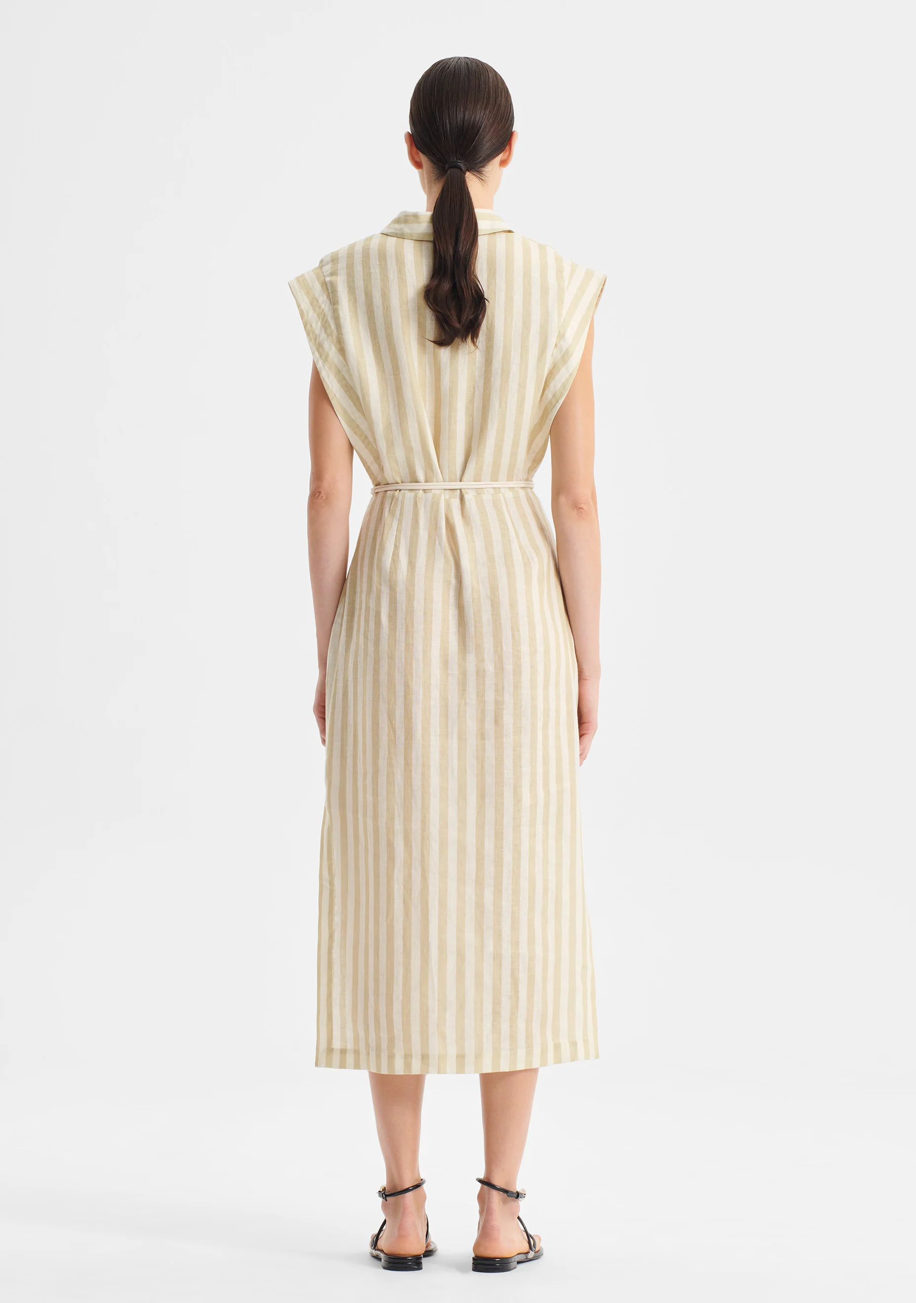 Cybil Linen Dress_Stripe - Image 4