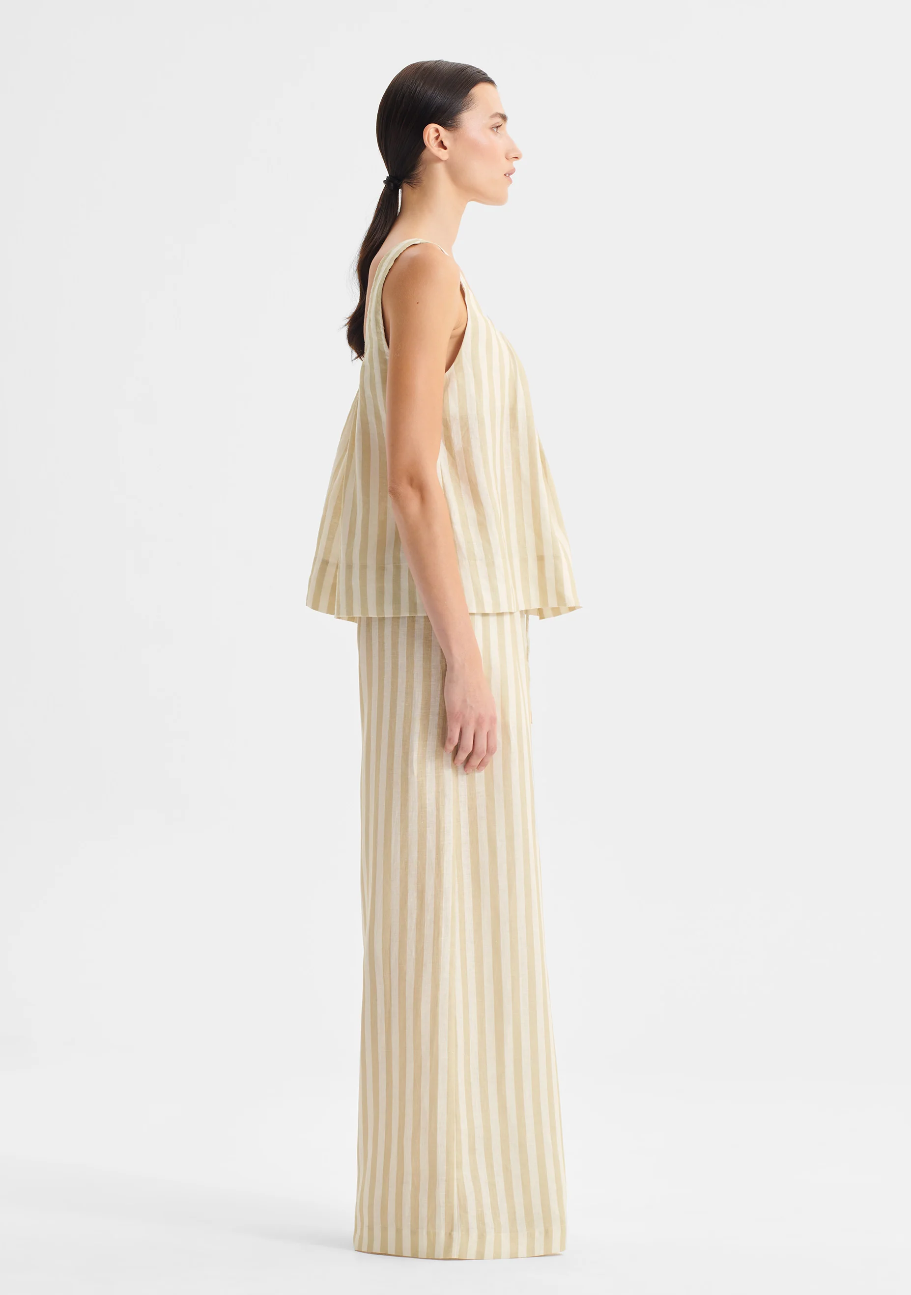 Cybil Linen Top_Stripe - Image 3