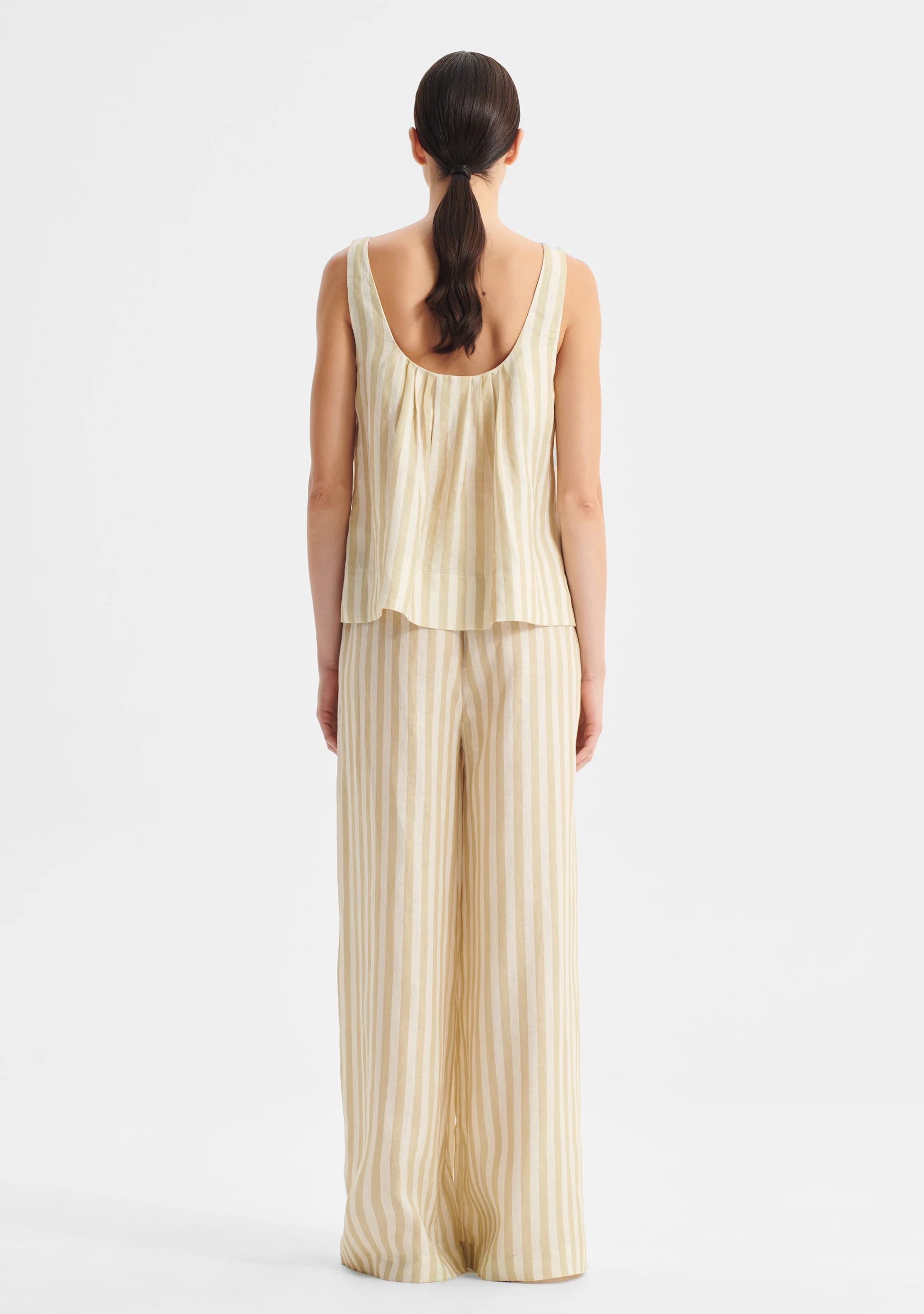 Cybil Linen Top_Stripe - Image 4