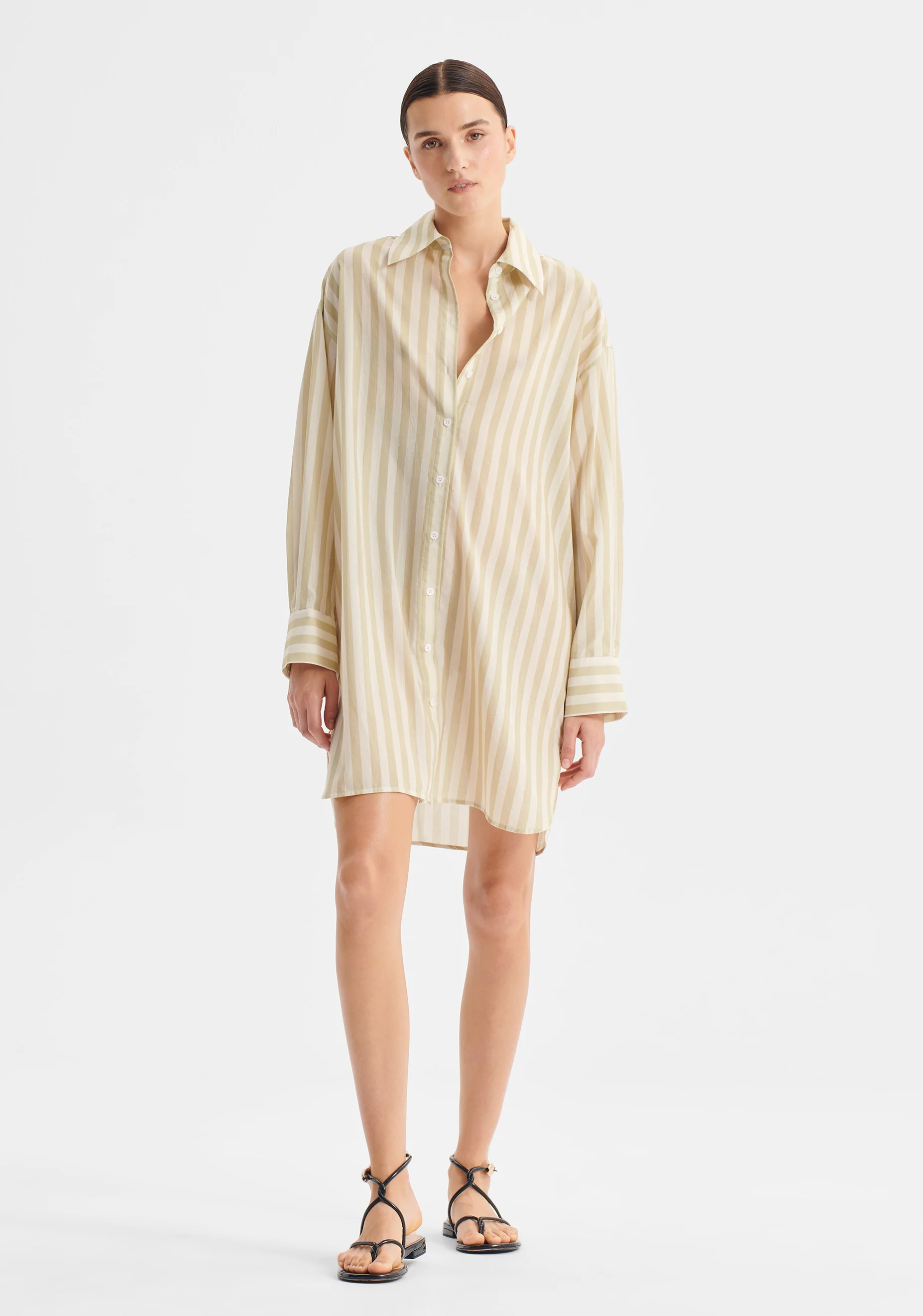 Cybil Shirt Dress_Stripe