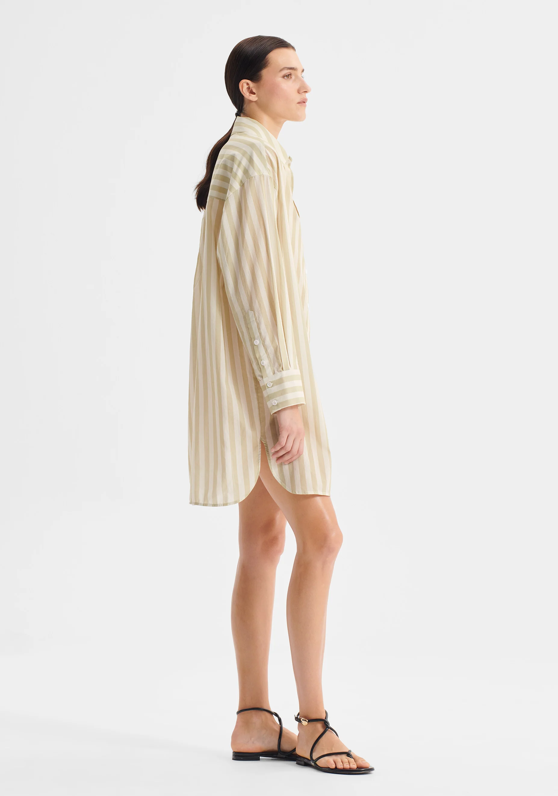 Cybil Shirt Dress_Stripe - Image 3