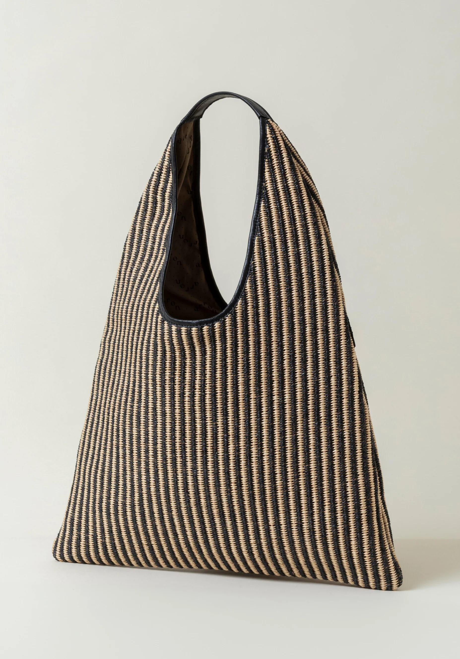 Eva Rafia Bag_Black Natural - Image 2