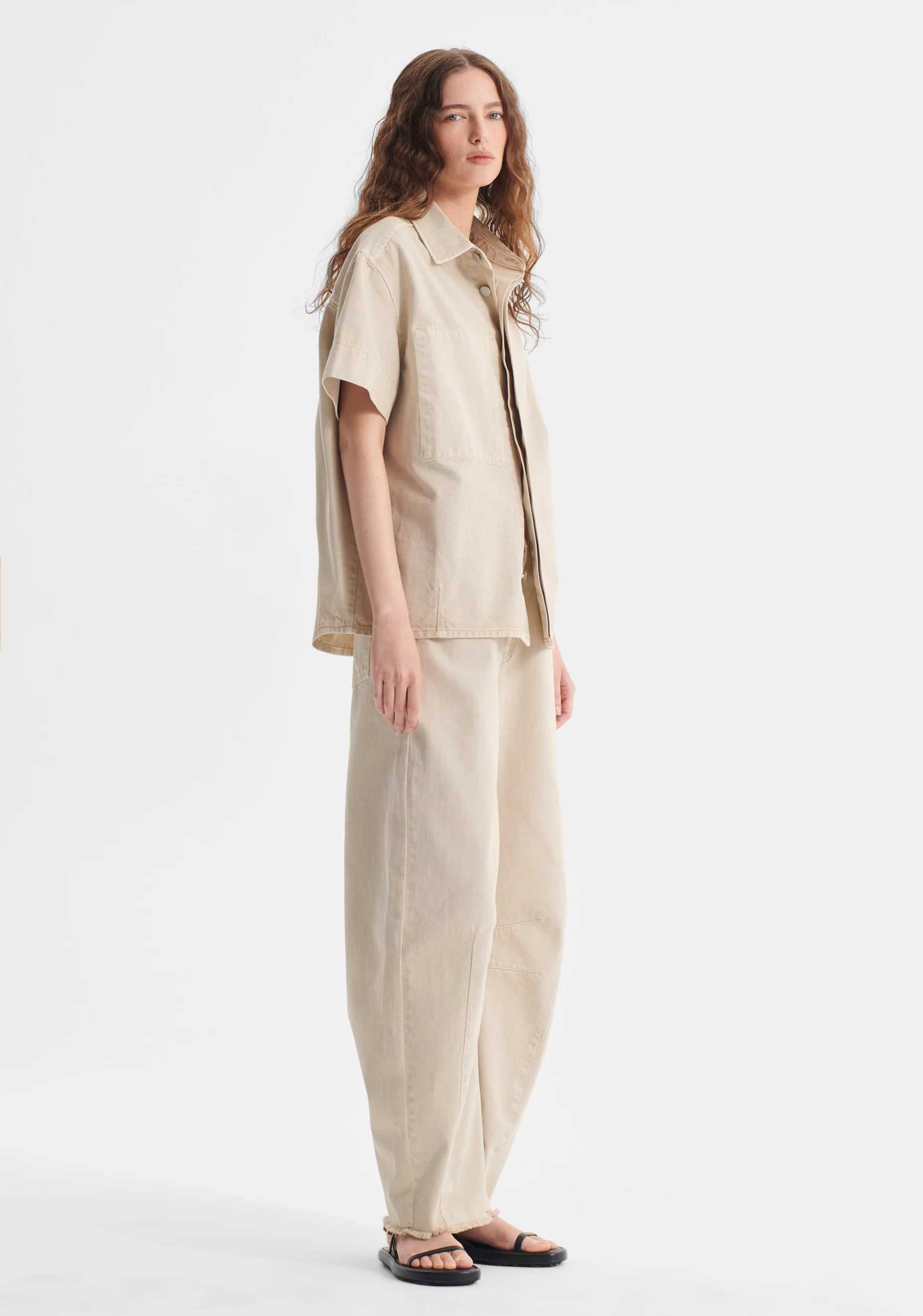 Ferguson Denim Shirt_Sand - Image 3