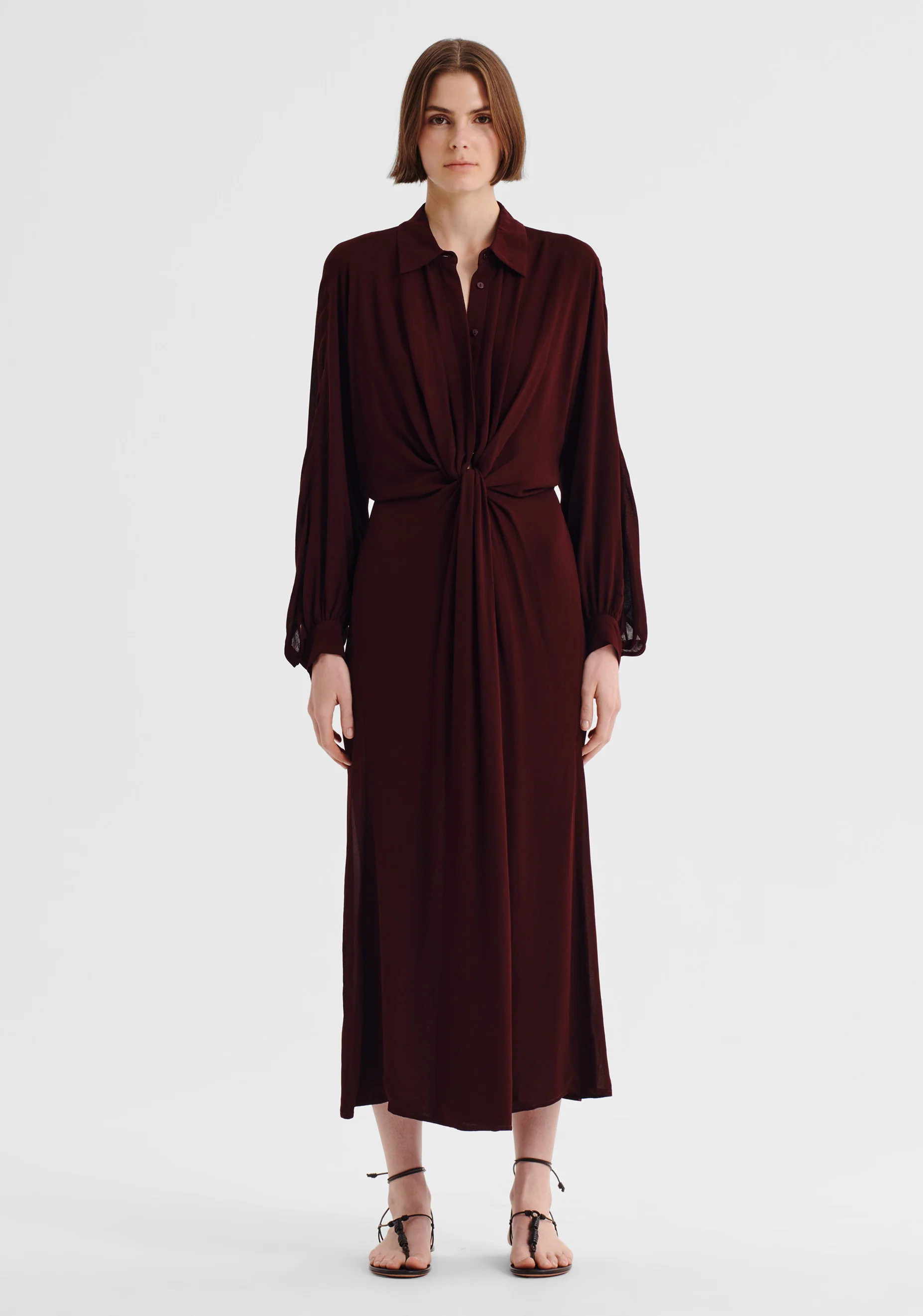 Florian Shirt Dress_Pinot - Image 2