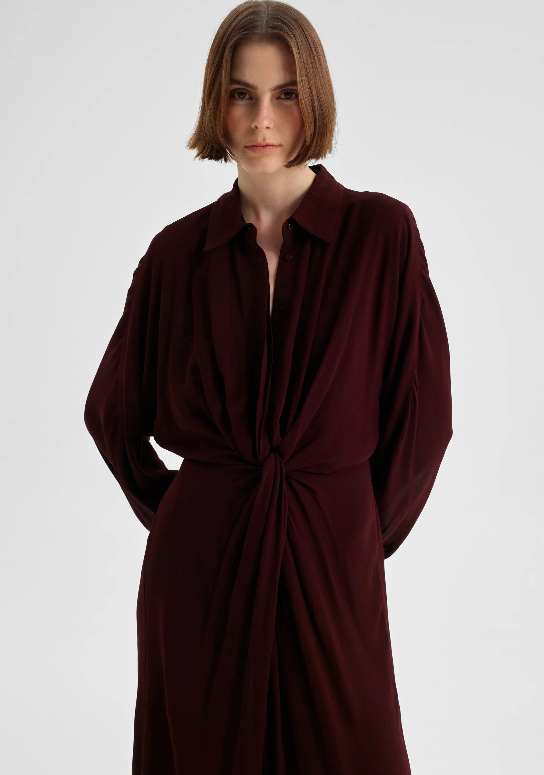 Florian Shirt Dress_Pinot - Image 4
