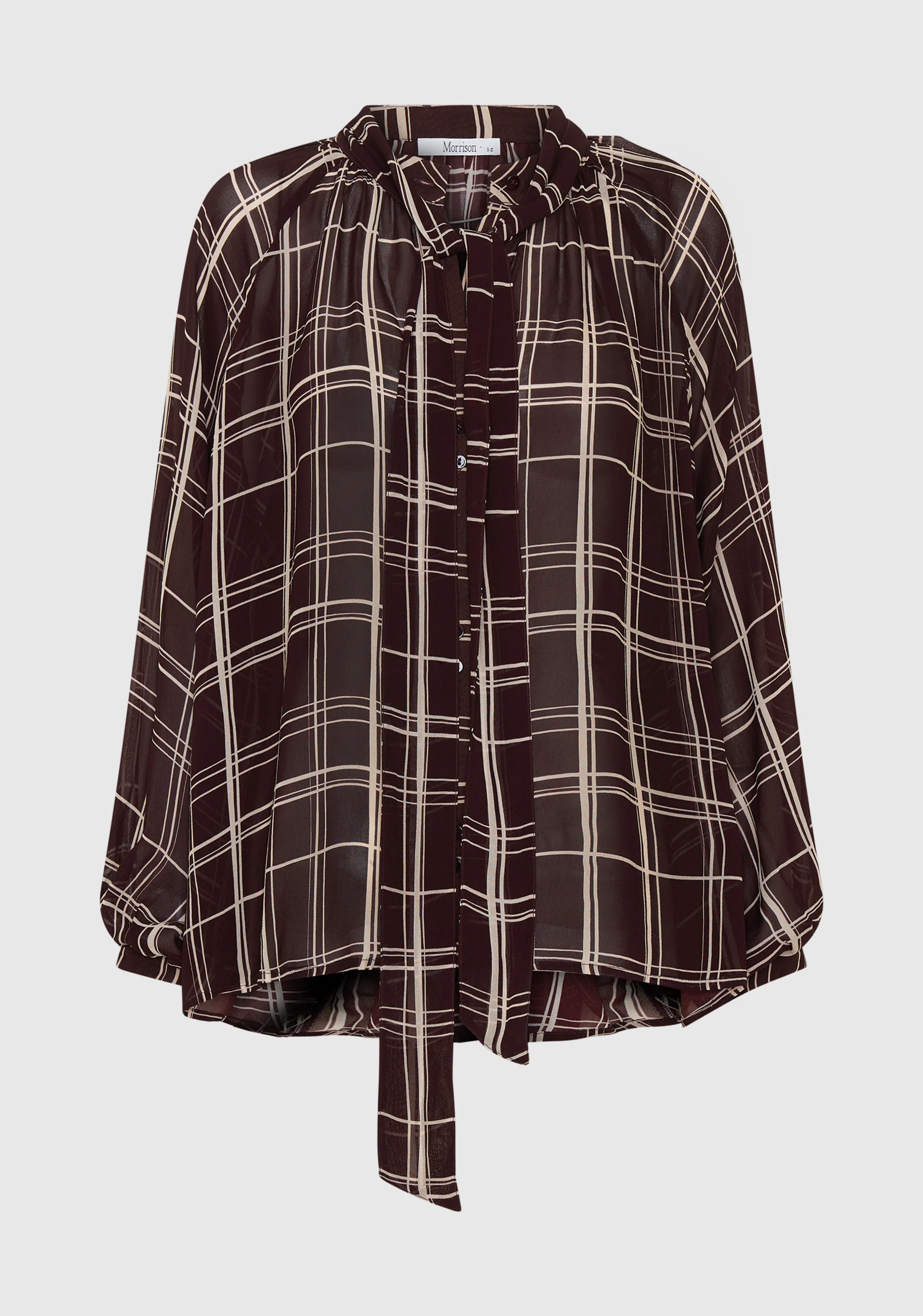 Francis Tie Blouse_Print - Image 7