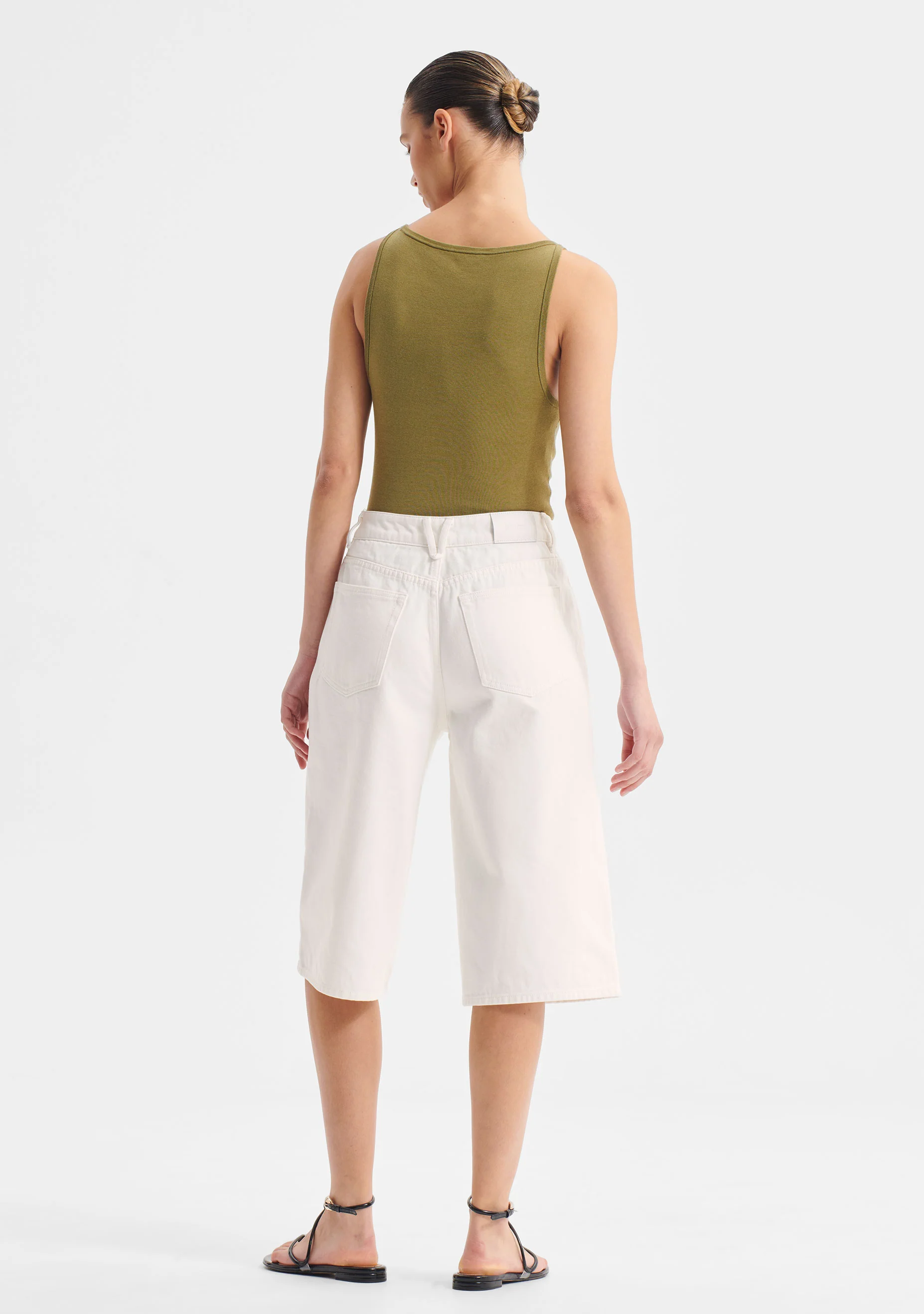 George Knit Tank_Khaki - Image 3