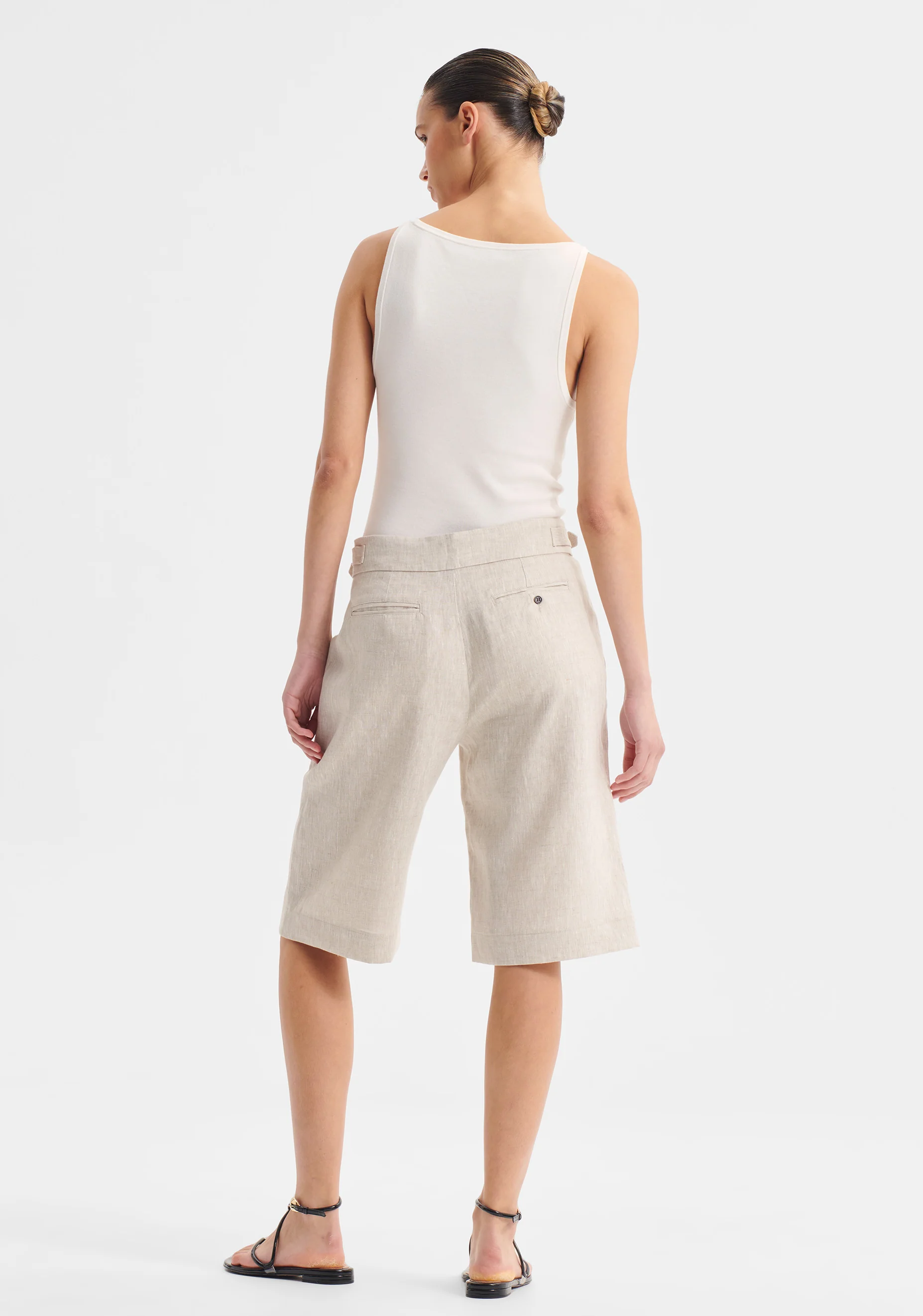 George Knit Tank White - Image 2