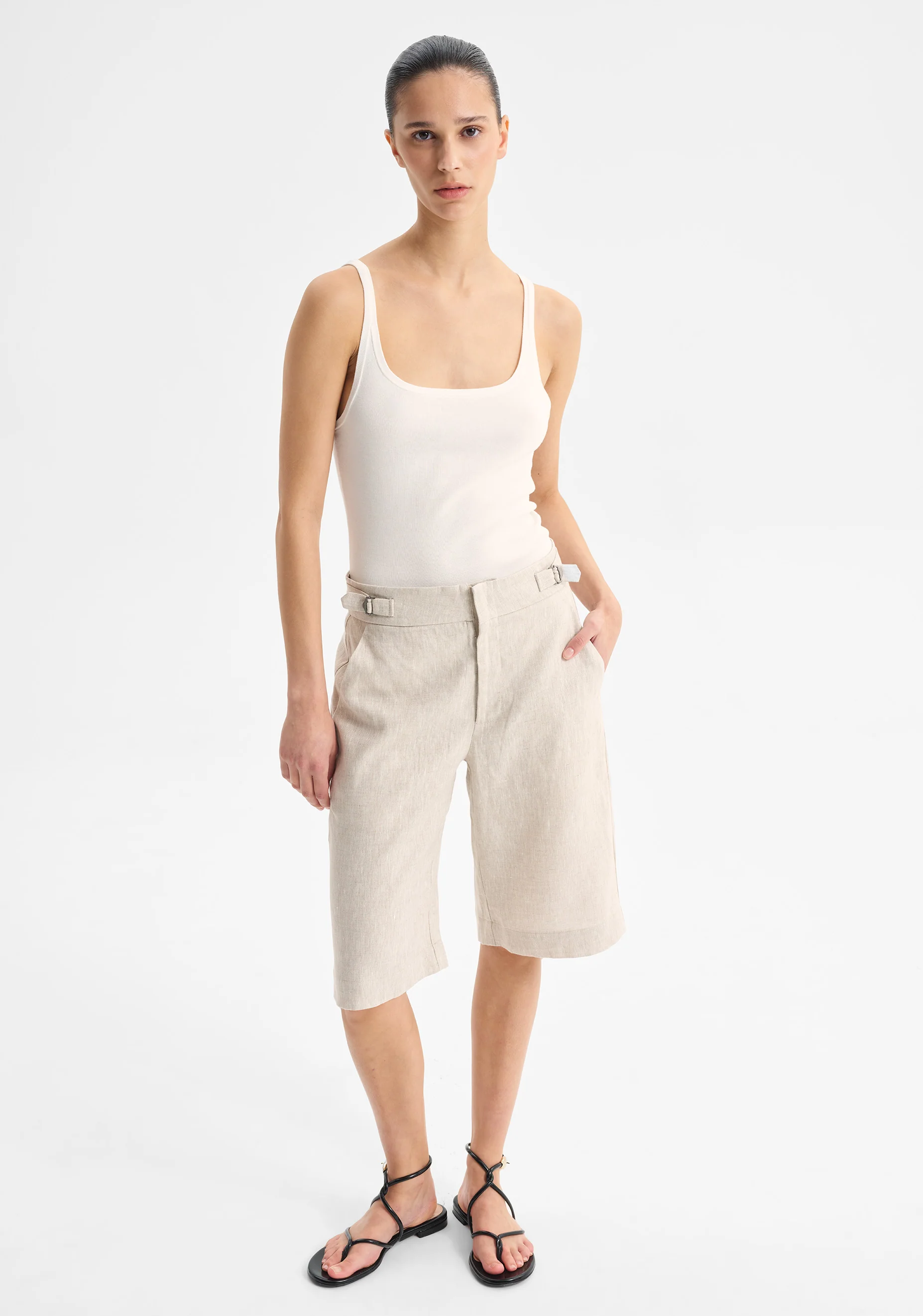 George Knit Tank White - Image 3