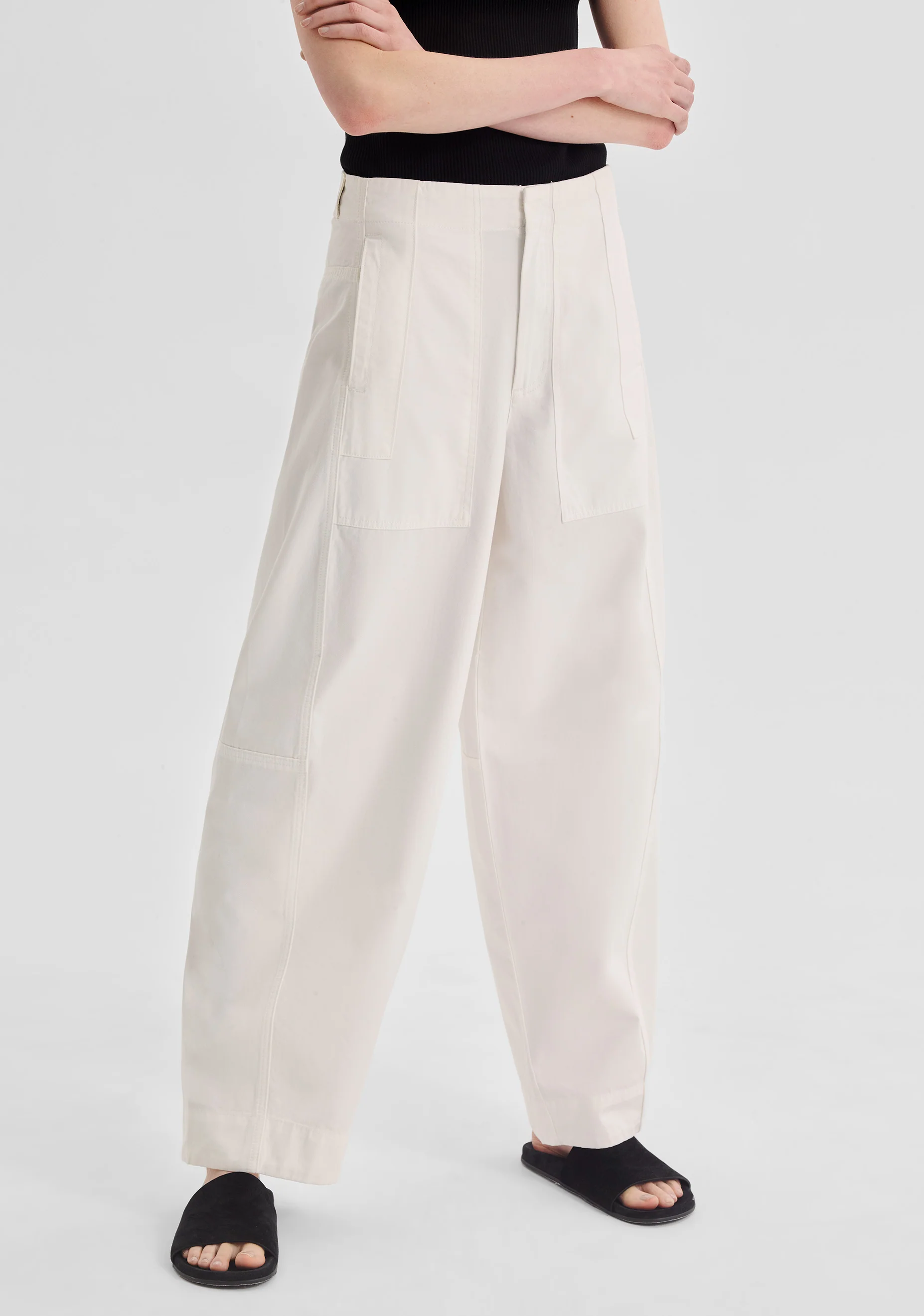 Henry Cargo Pant_White - Image 4