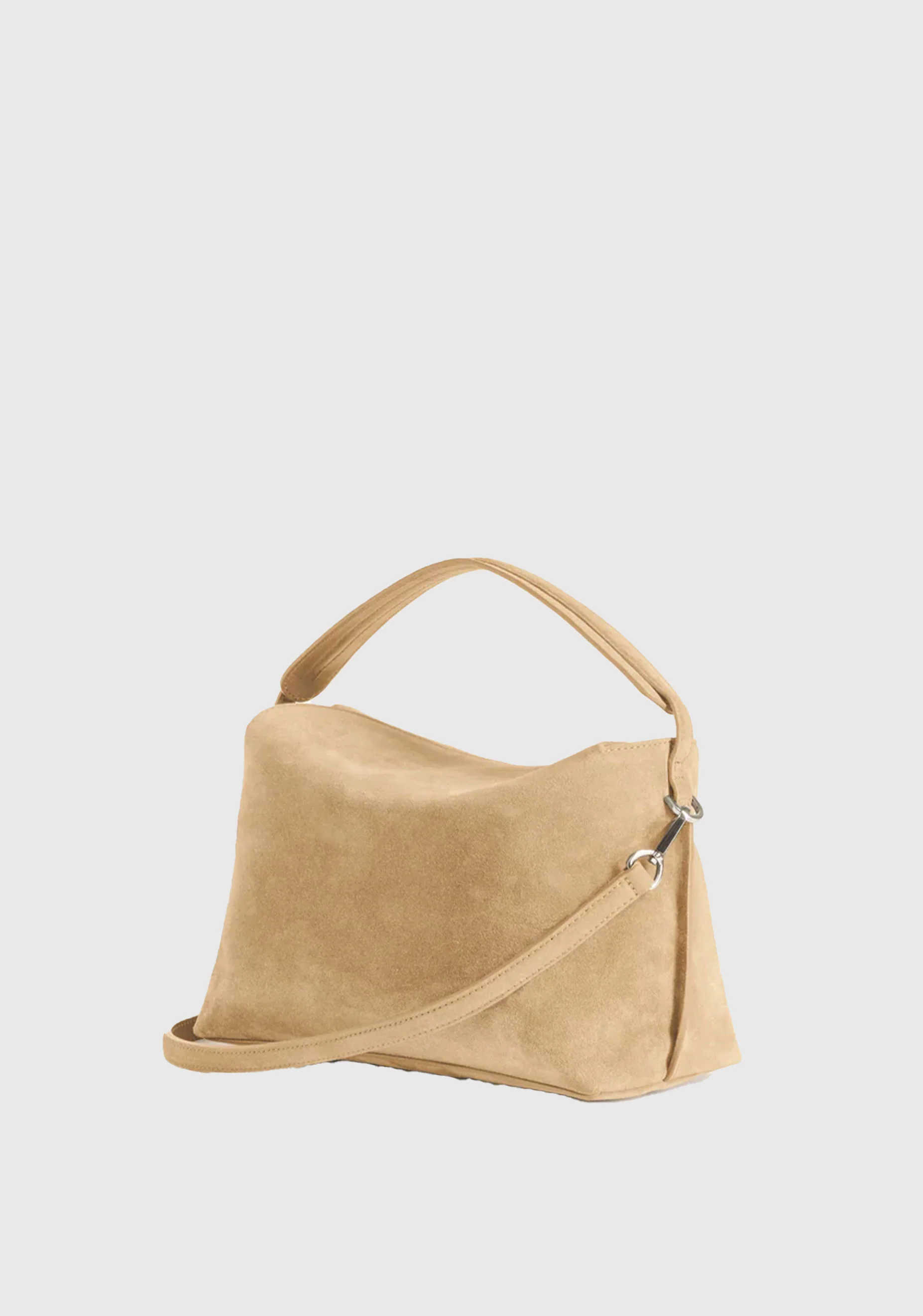 Hera Suede Shoulder Bag_Sand - Image 2