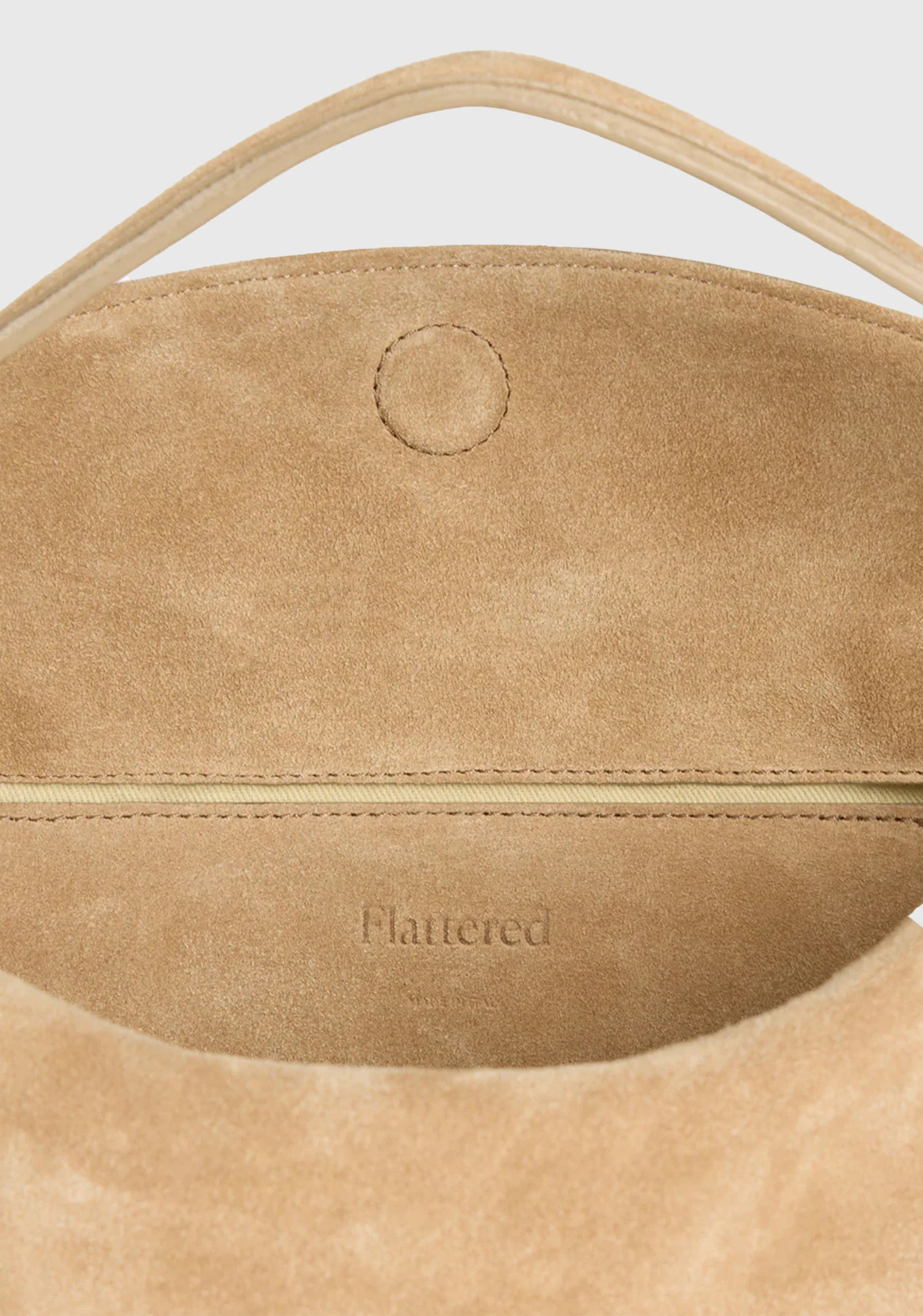 Hera Suede Shoulder Bag_Sand - Image 3