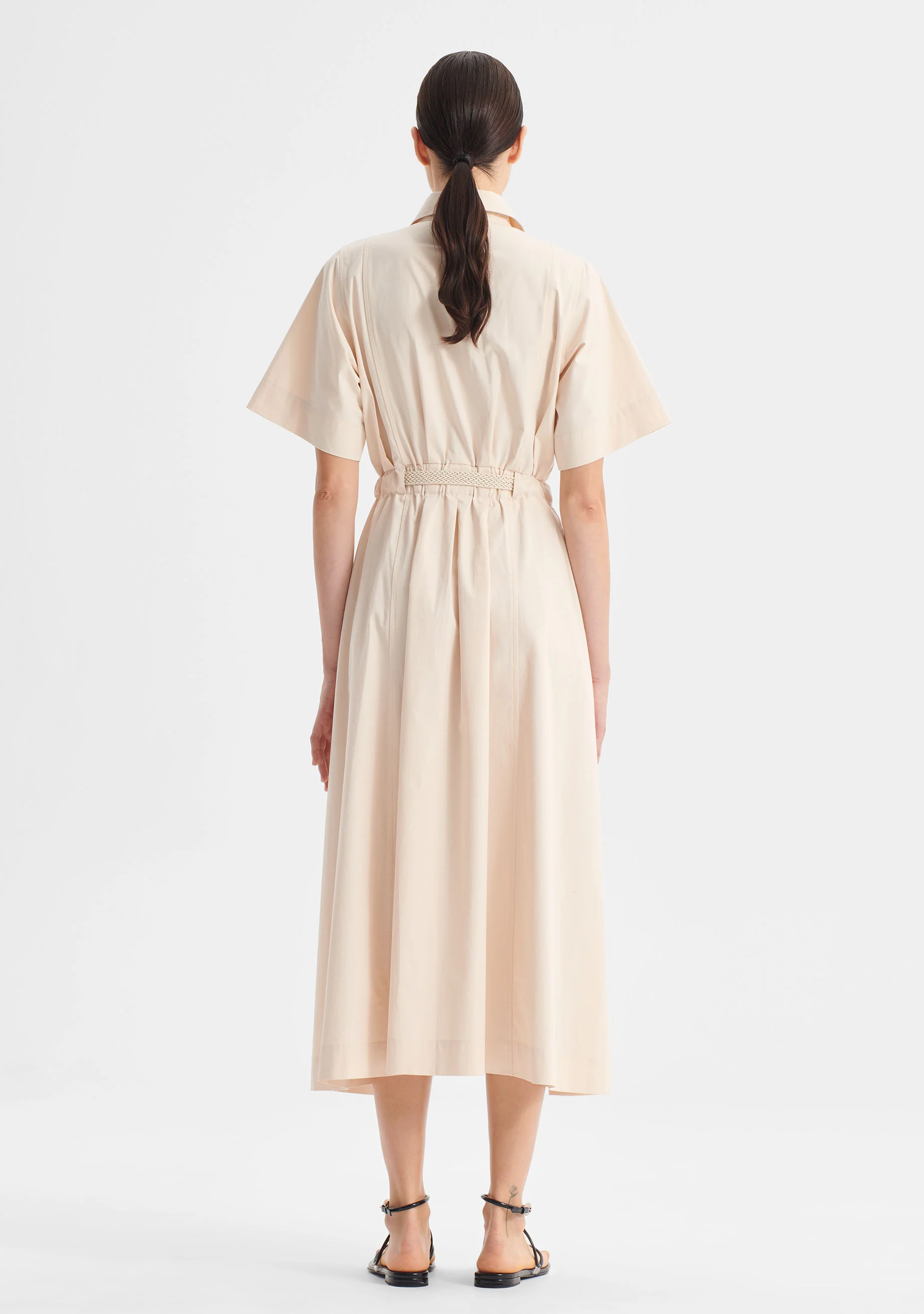 Ingrid Shirt Dress_Chalk - Image 2