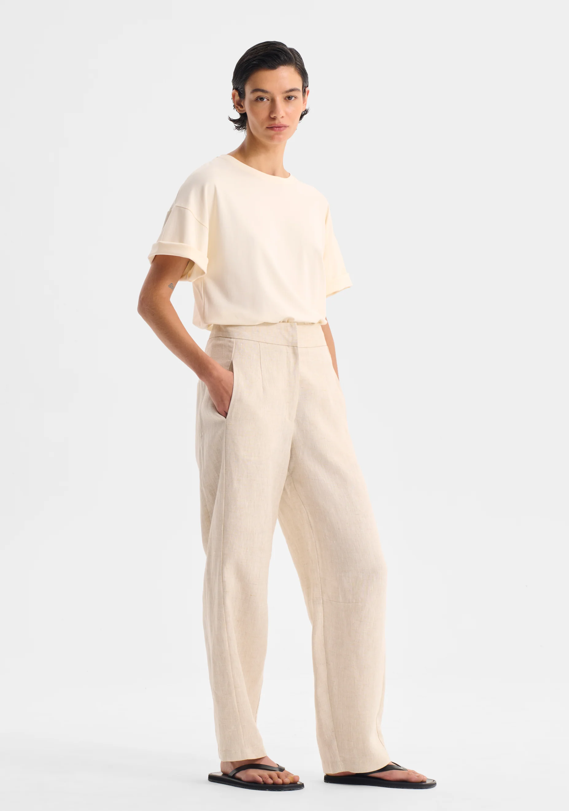 Jackson Linen Pant_Natural - Image 3