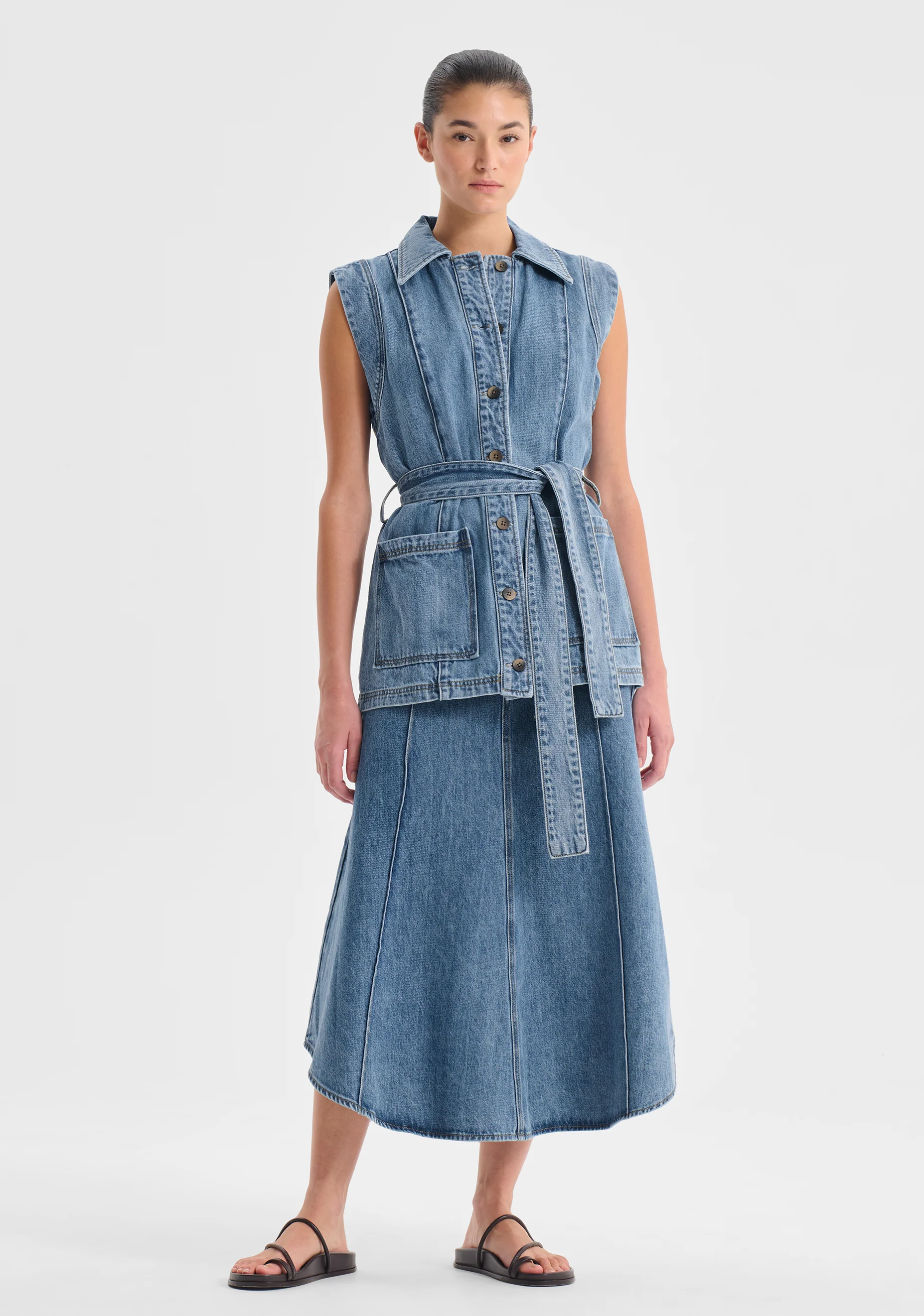 Jacque Denim Vest_Light Blue - Image 3