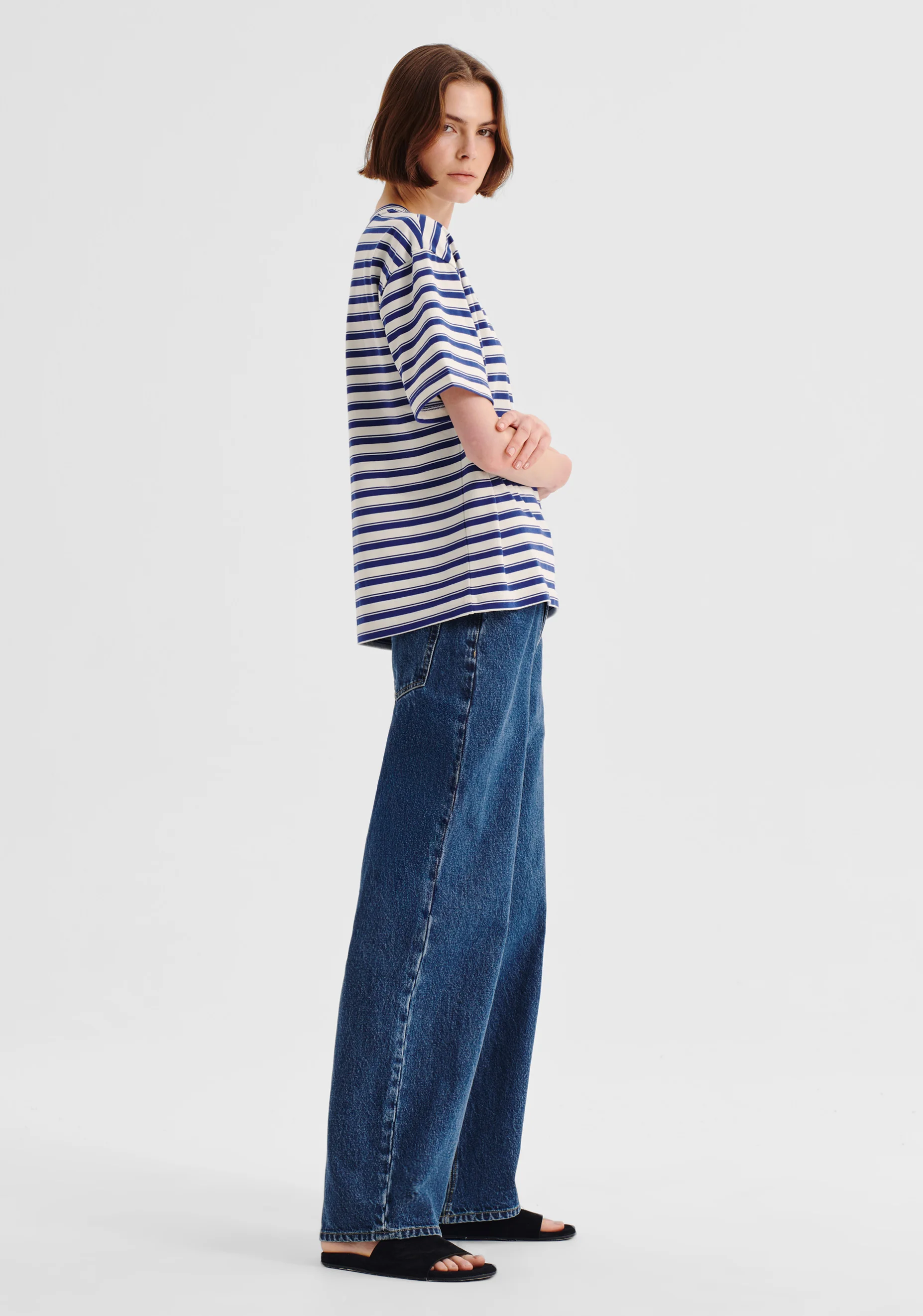 Jericho Stripe Tee_Cobalt - Image 5