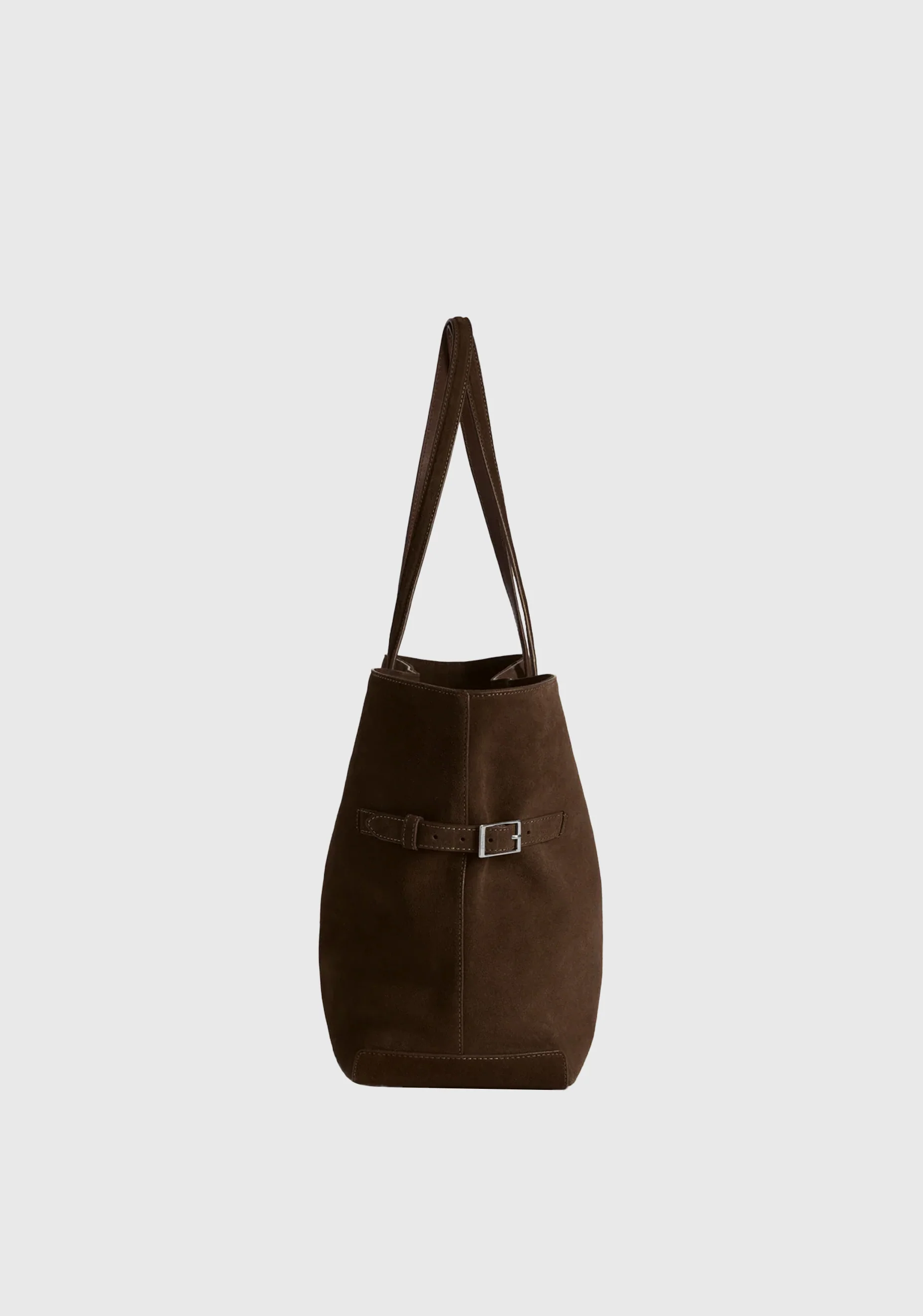 Lesley Suede Tote_Chocolate - Image 3