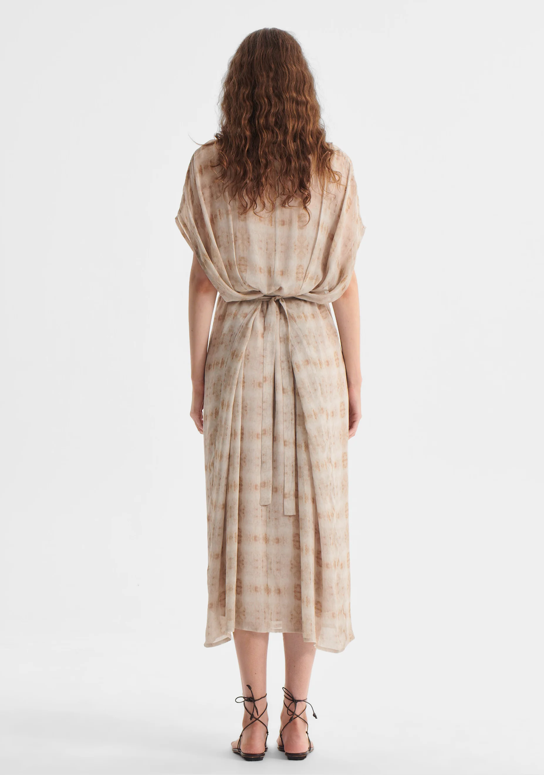Lucille Tie Dress_Print - Image 2