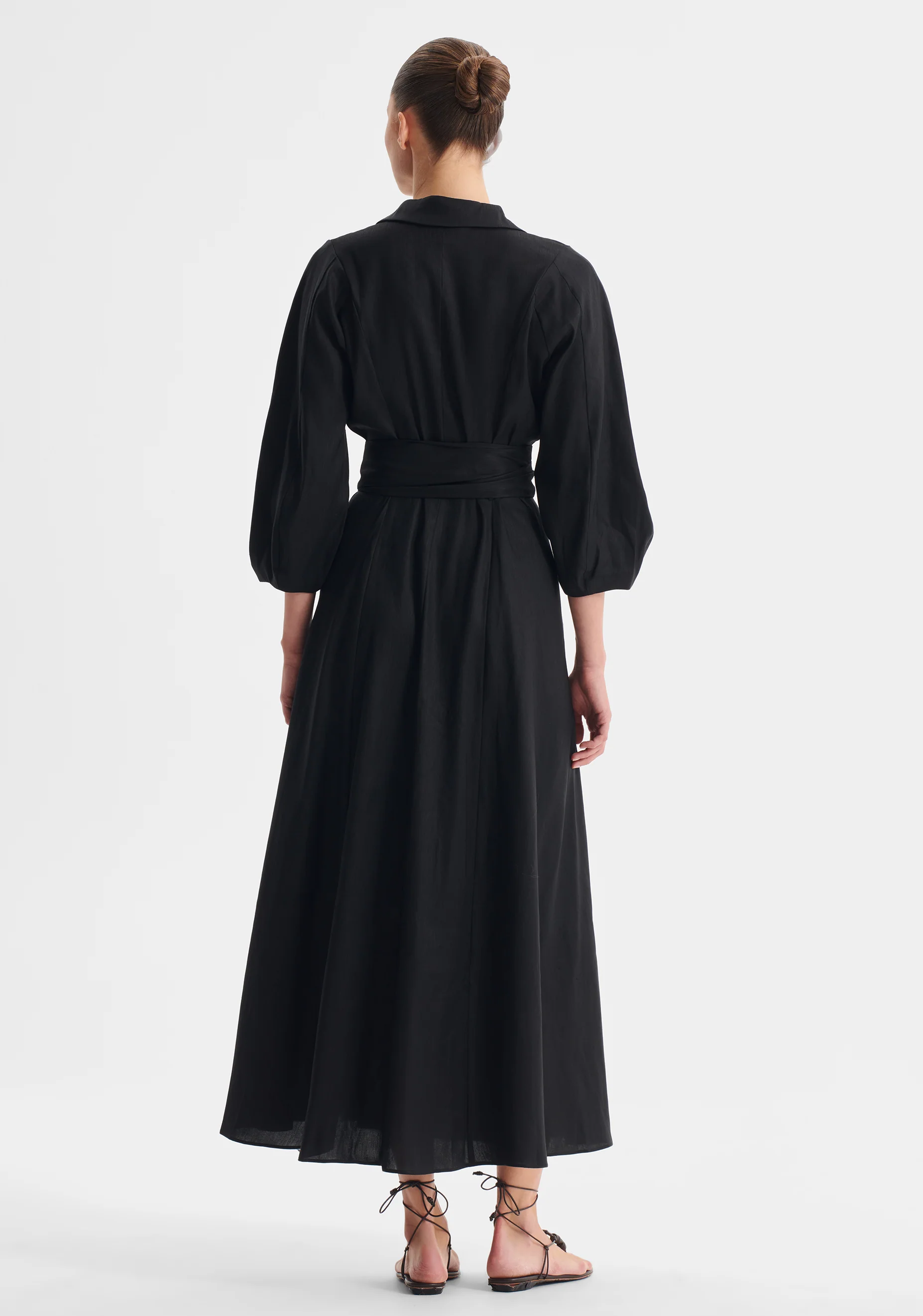Madelyn Shirt Dress_Black - Image 7