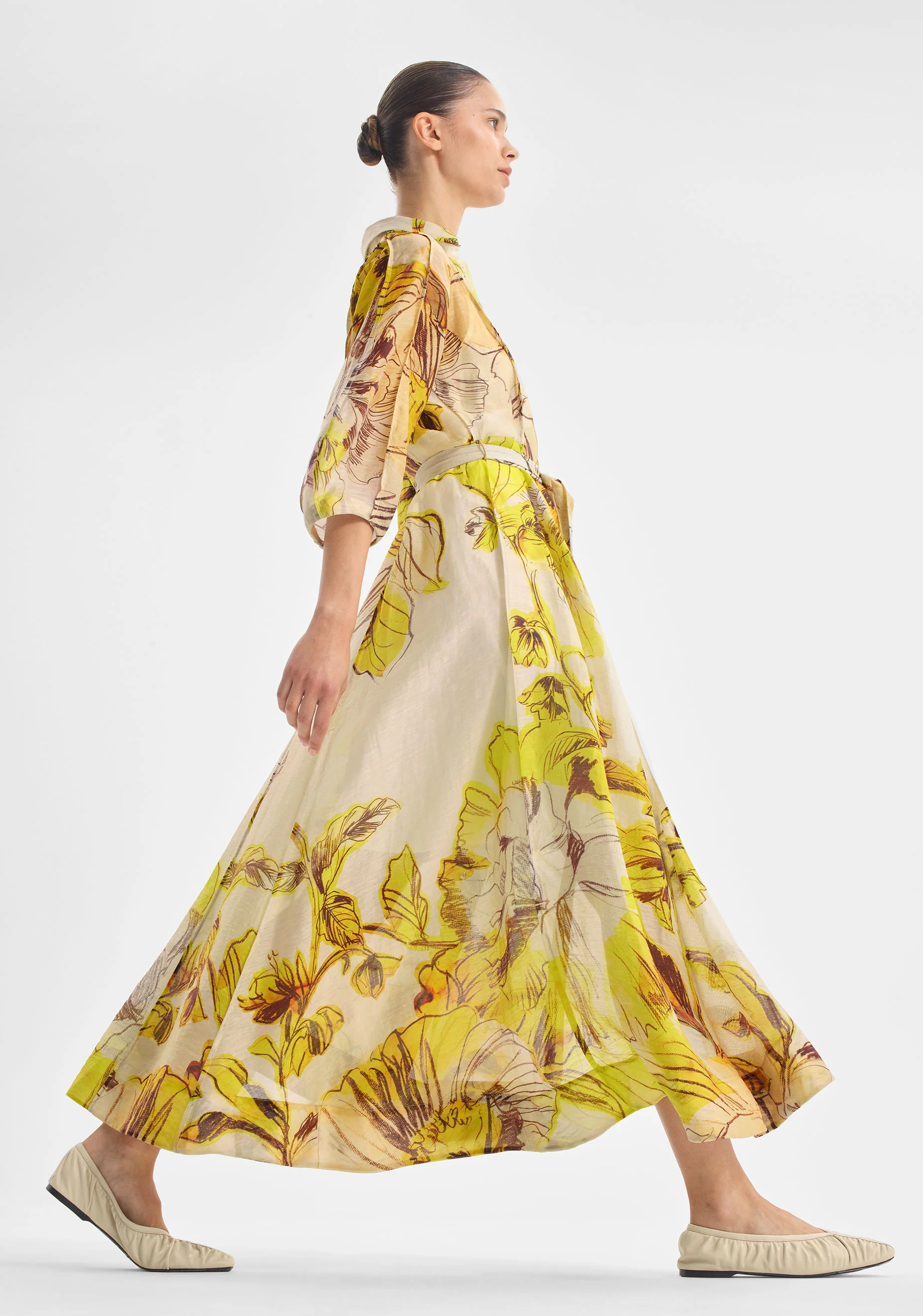 Mae Shirt Dress_Lemon - Image 3