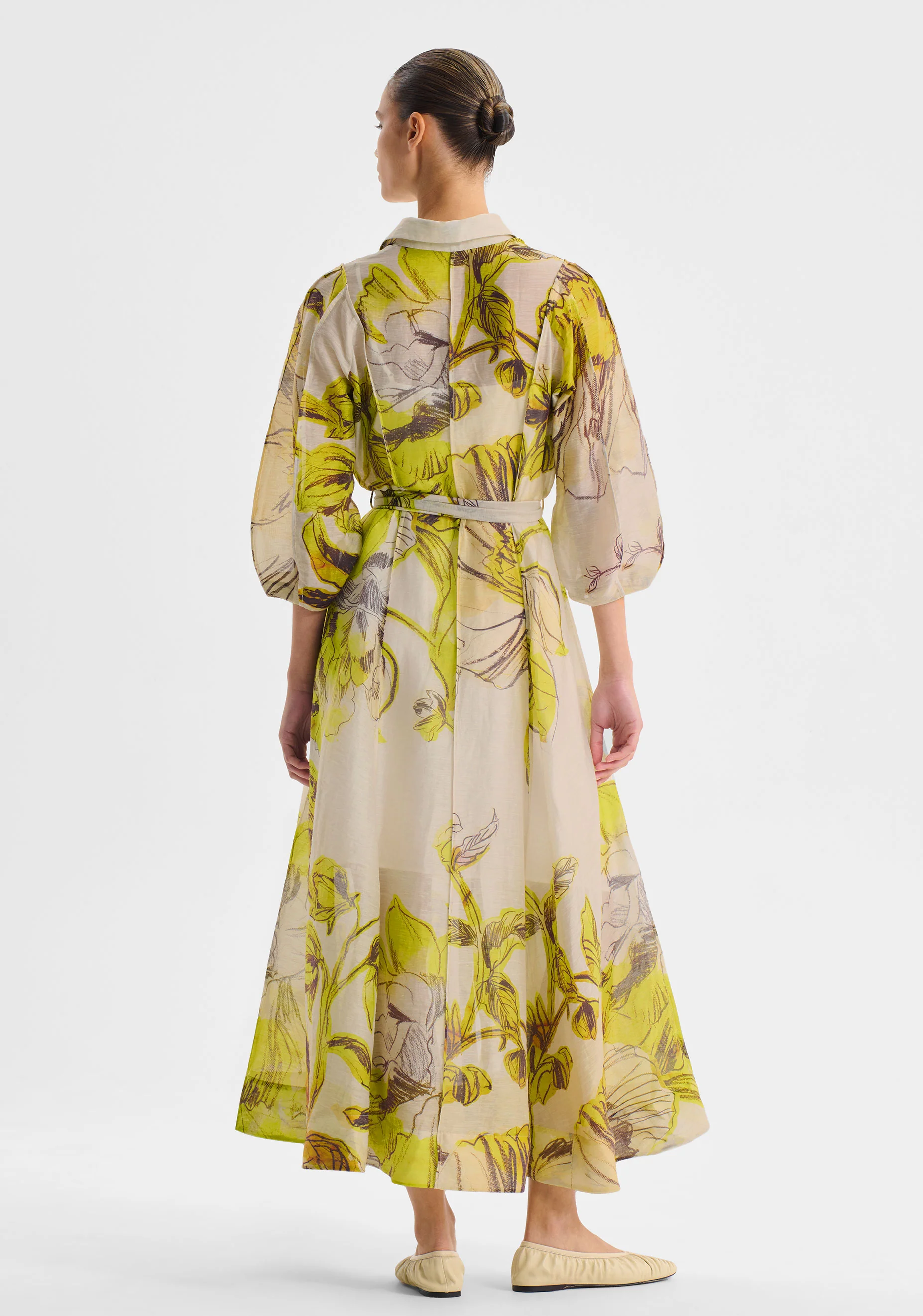 Mae Shirt Dress_Lemon - Image 4