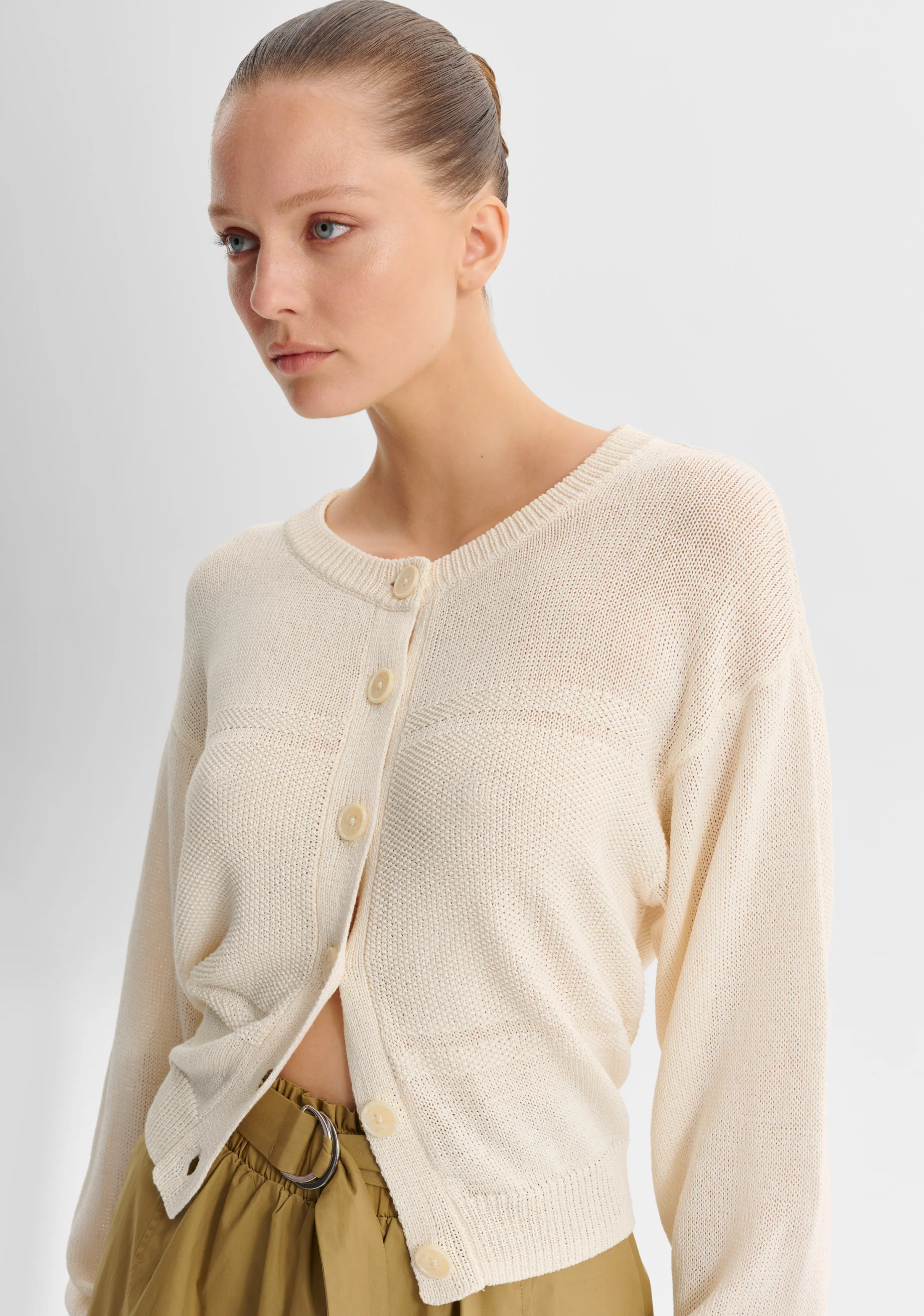 Marli Knit Cardigan_Milk - Image 4
