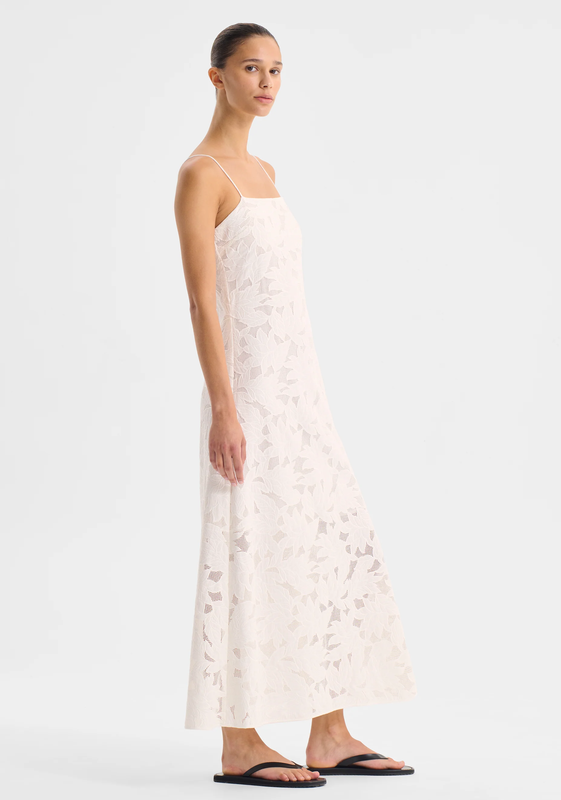 Marnie Anglaise Dress_White - Image 3