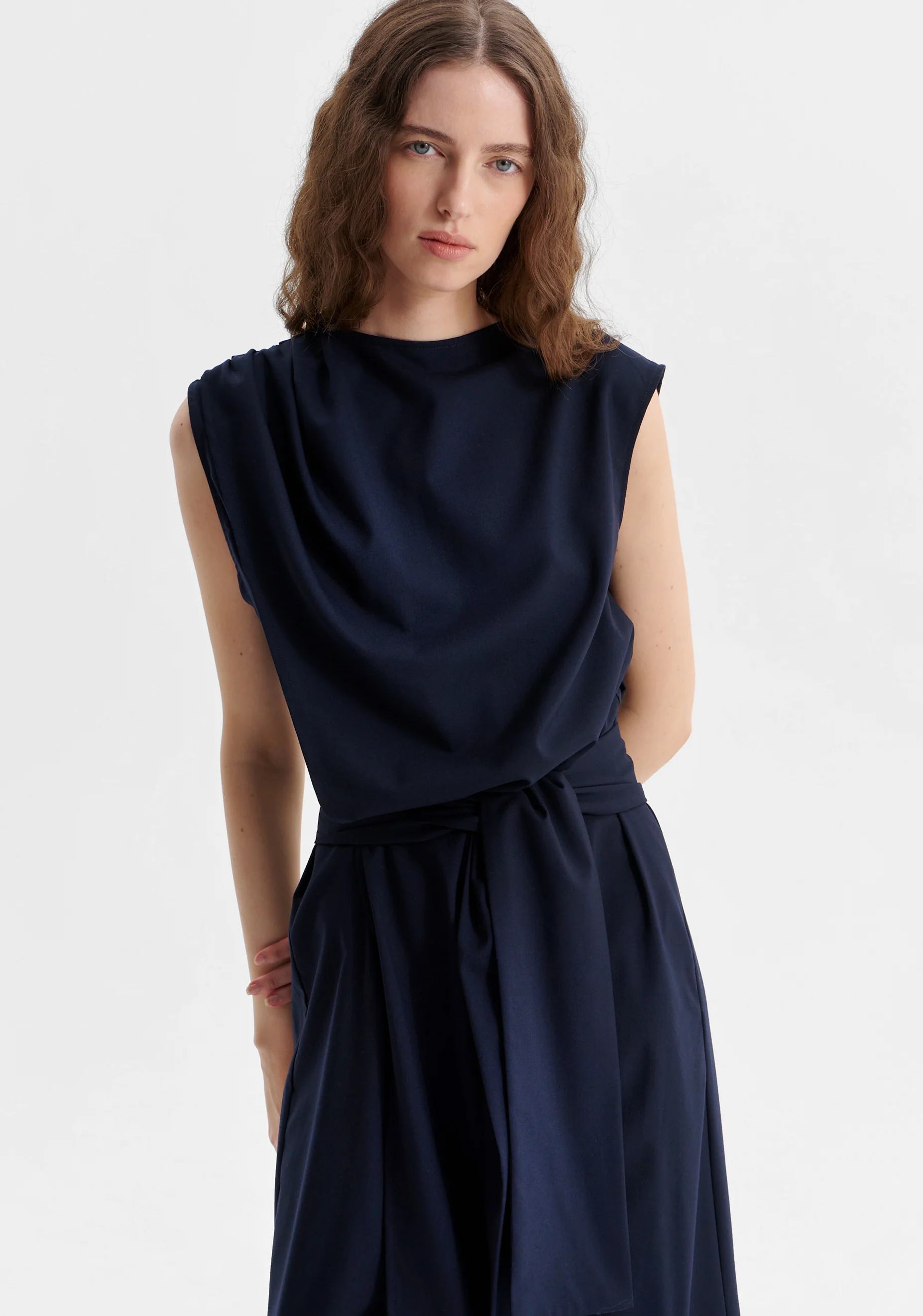 Mataya Dress_Navy - Image 2