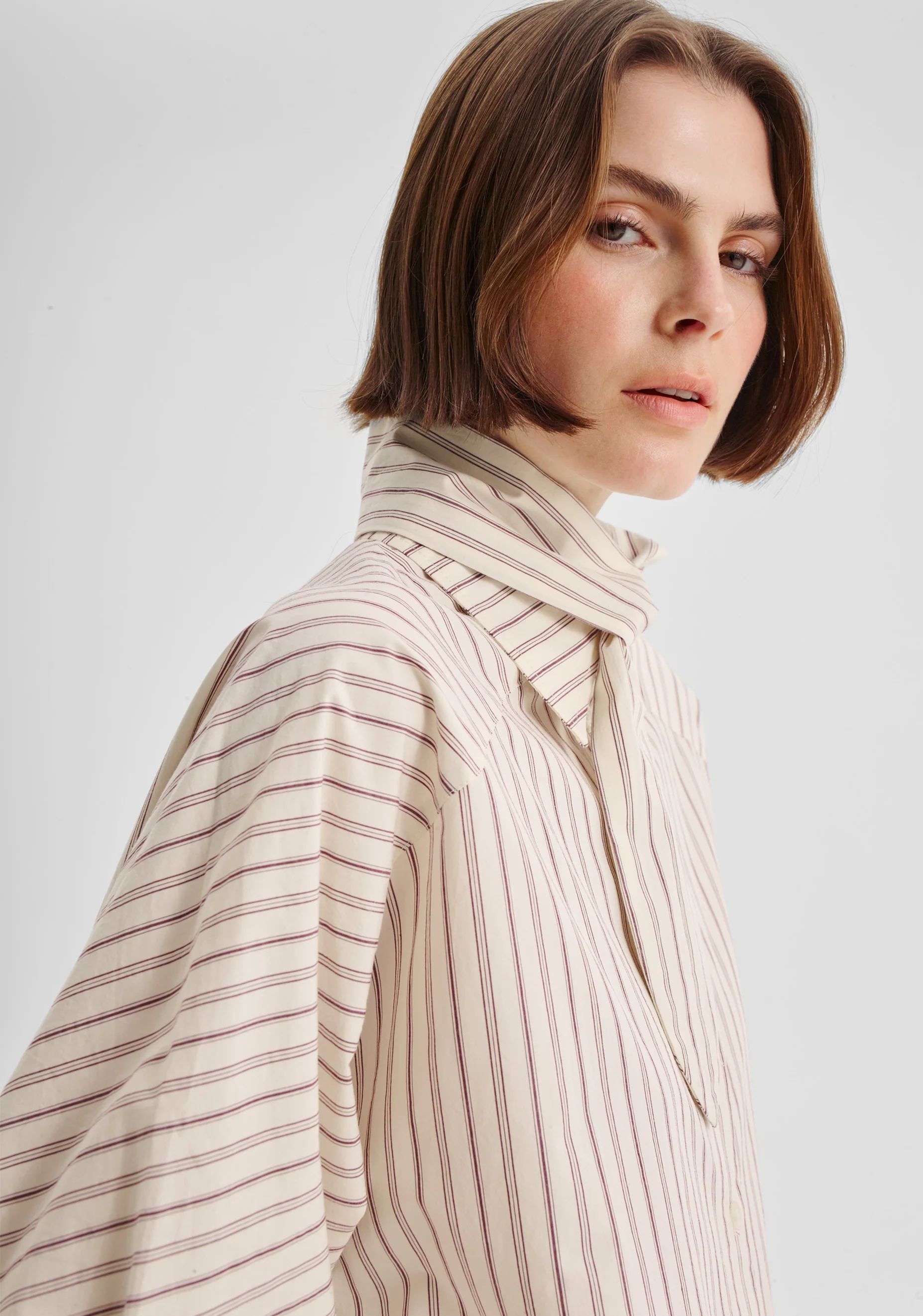 McKenna Stripe Shirt_Ecru - Image 4