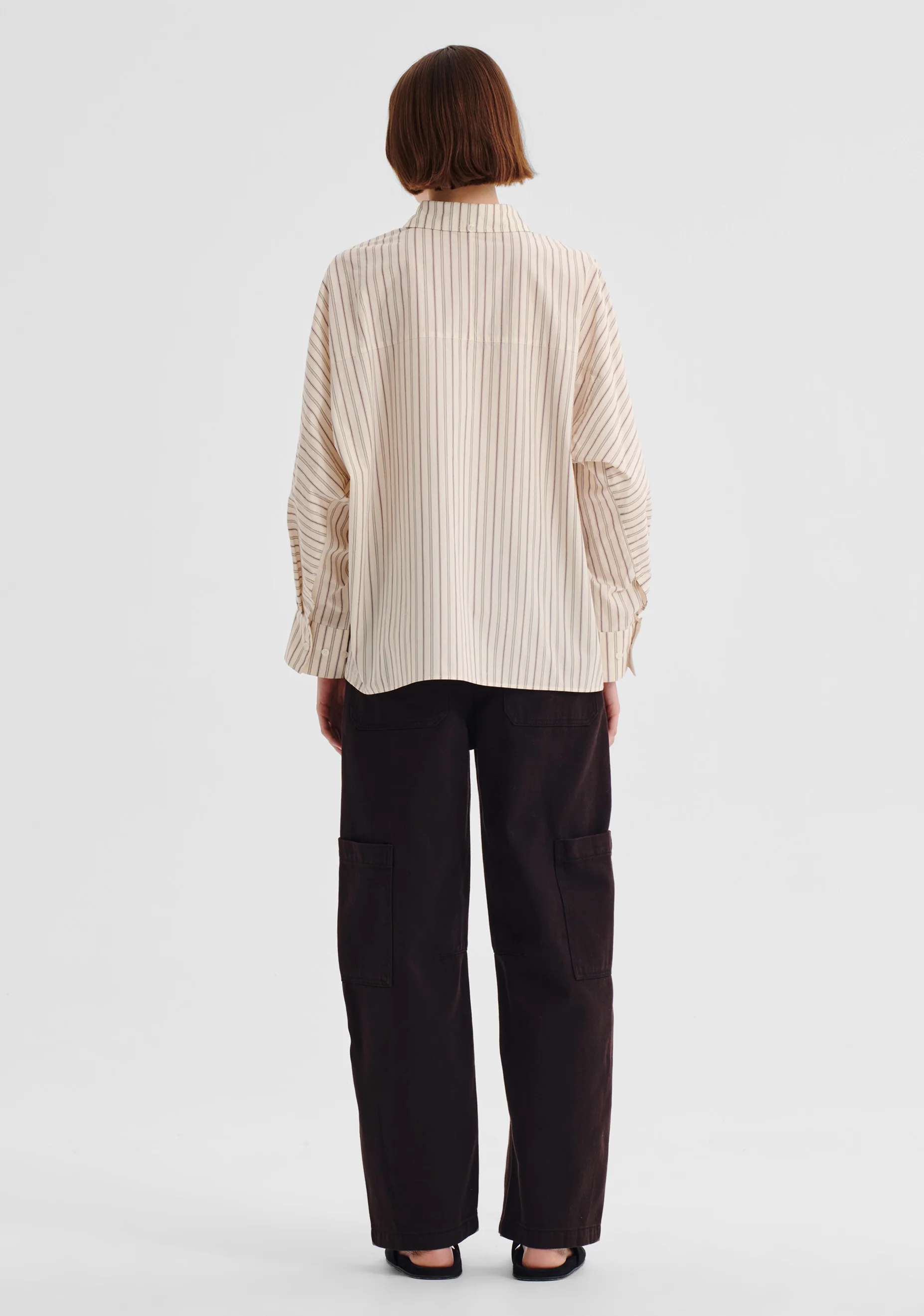 McKenna Stripe Shirt_Ecru - Image 6