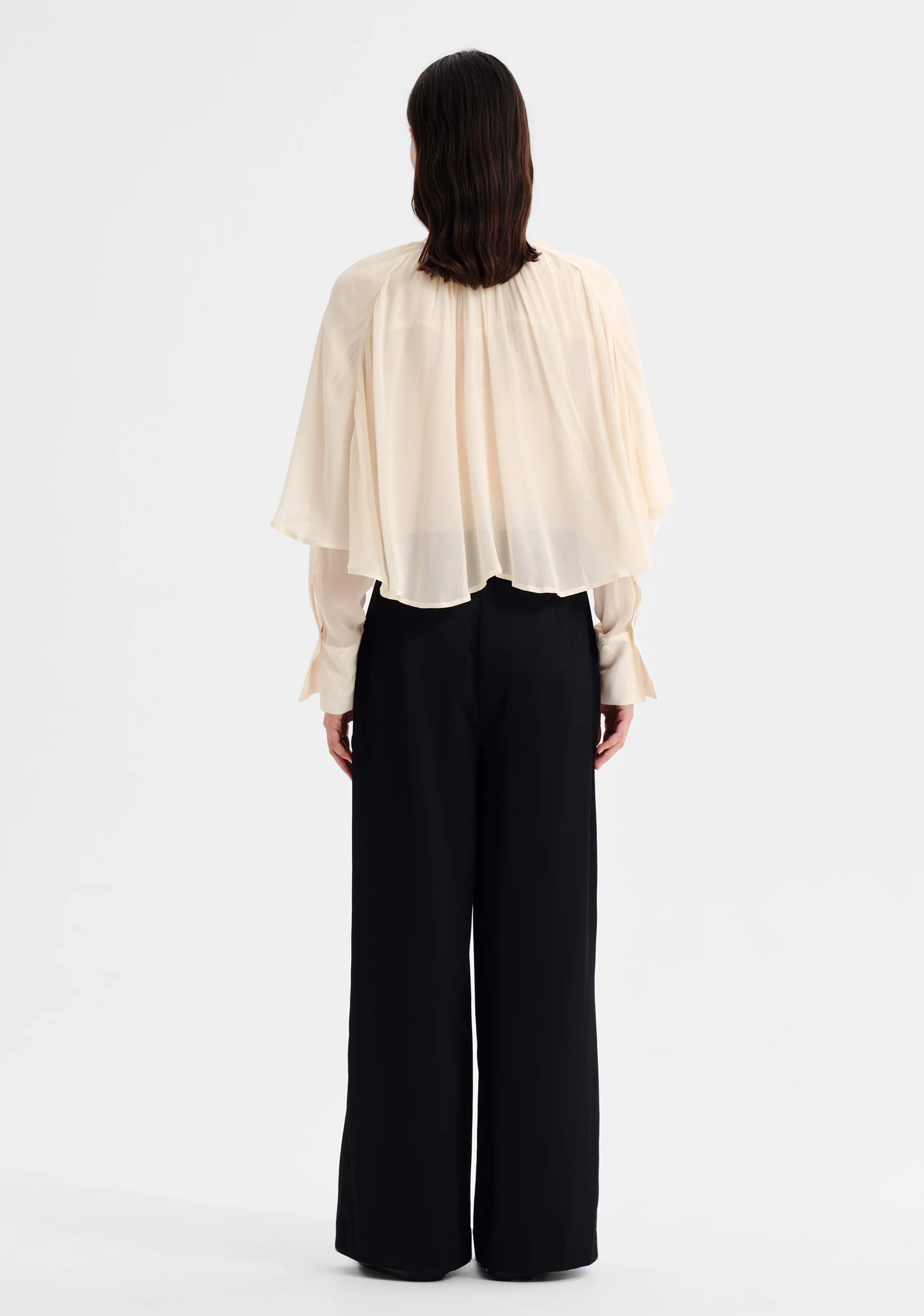Miranda Cape Shirt_Ecru - Image 6