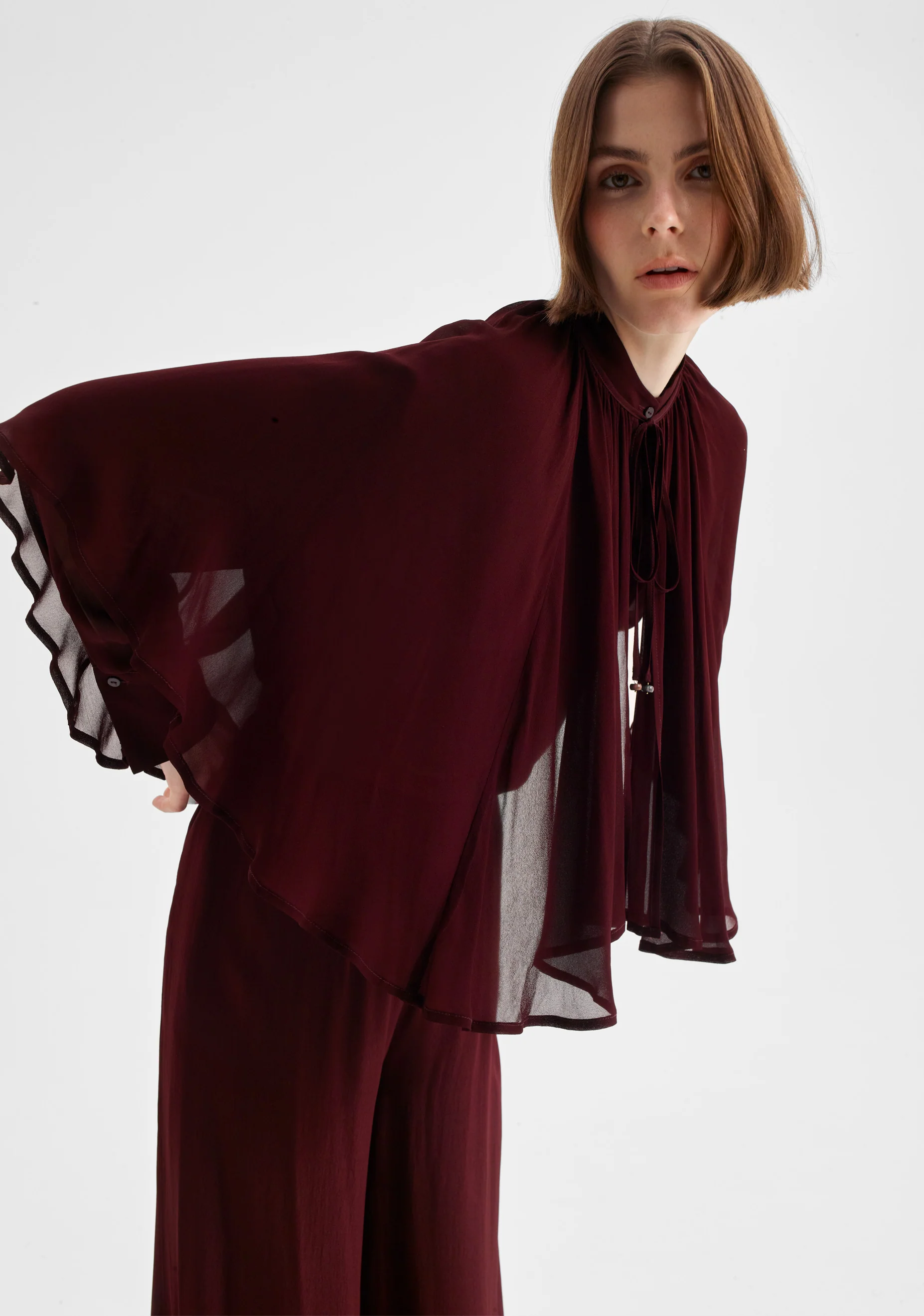 Miranda Cape Shirt_Pinot