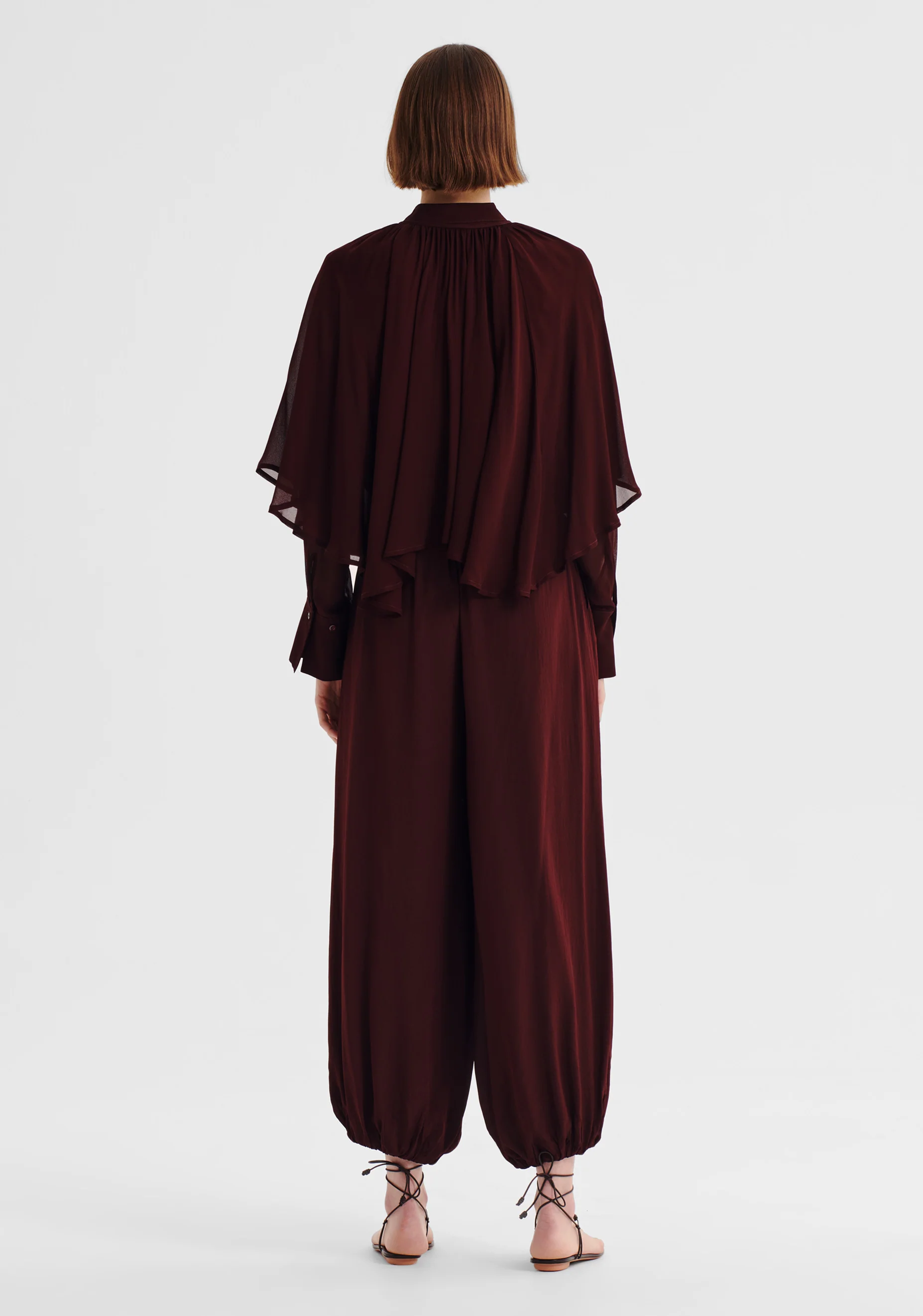 Miranda Cape Shirt_Pinot - Image 5
